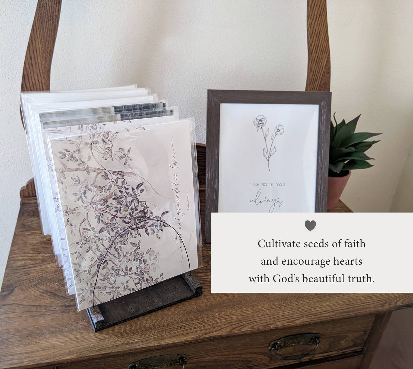 It Is Well With My Soul Hymn Wall Art Print Christian Decor: 5x7