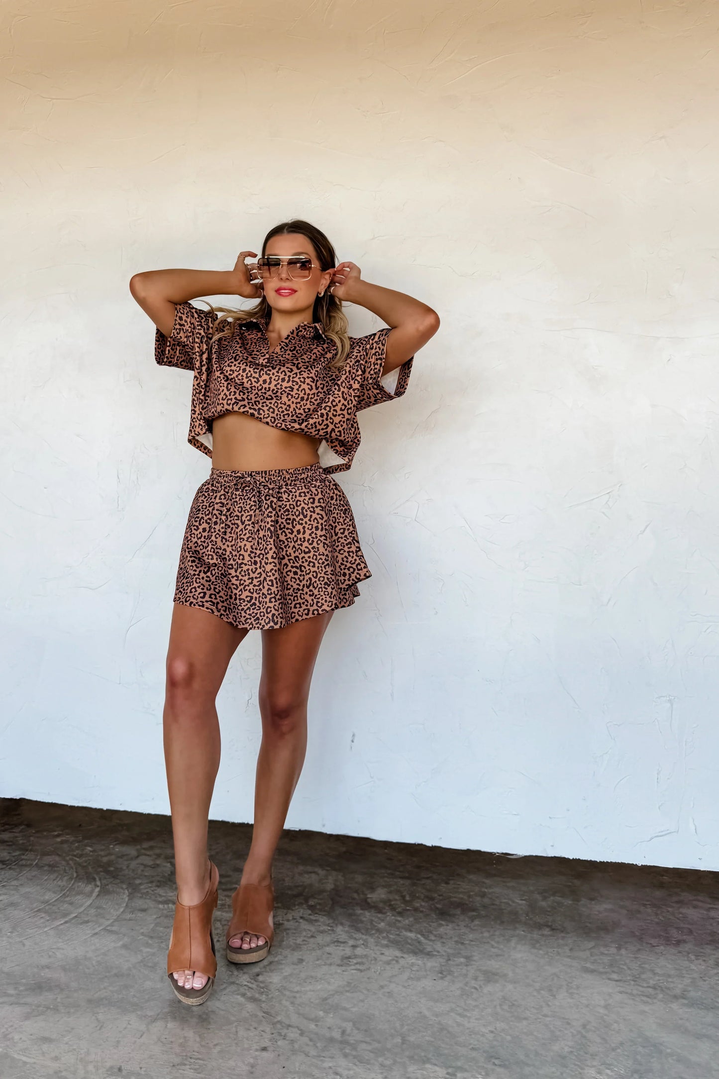 PREORDER: Hot To Spot Cheetah Skort Set