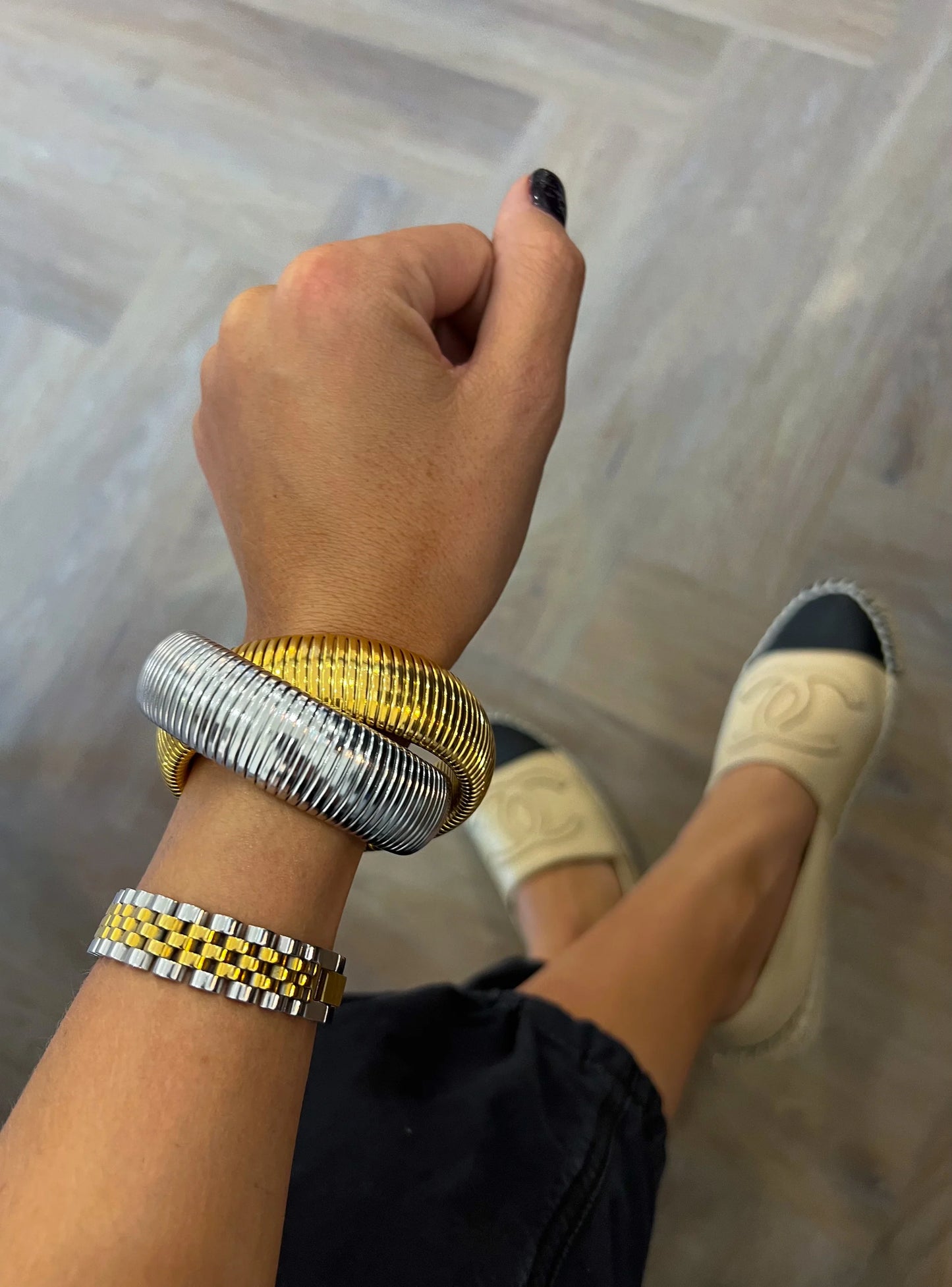 Thick Twisted Emma Bracelet | Lifetime Warranty