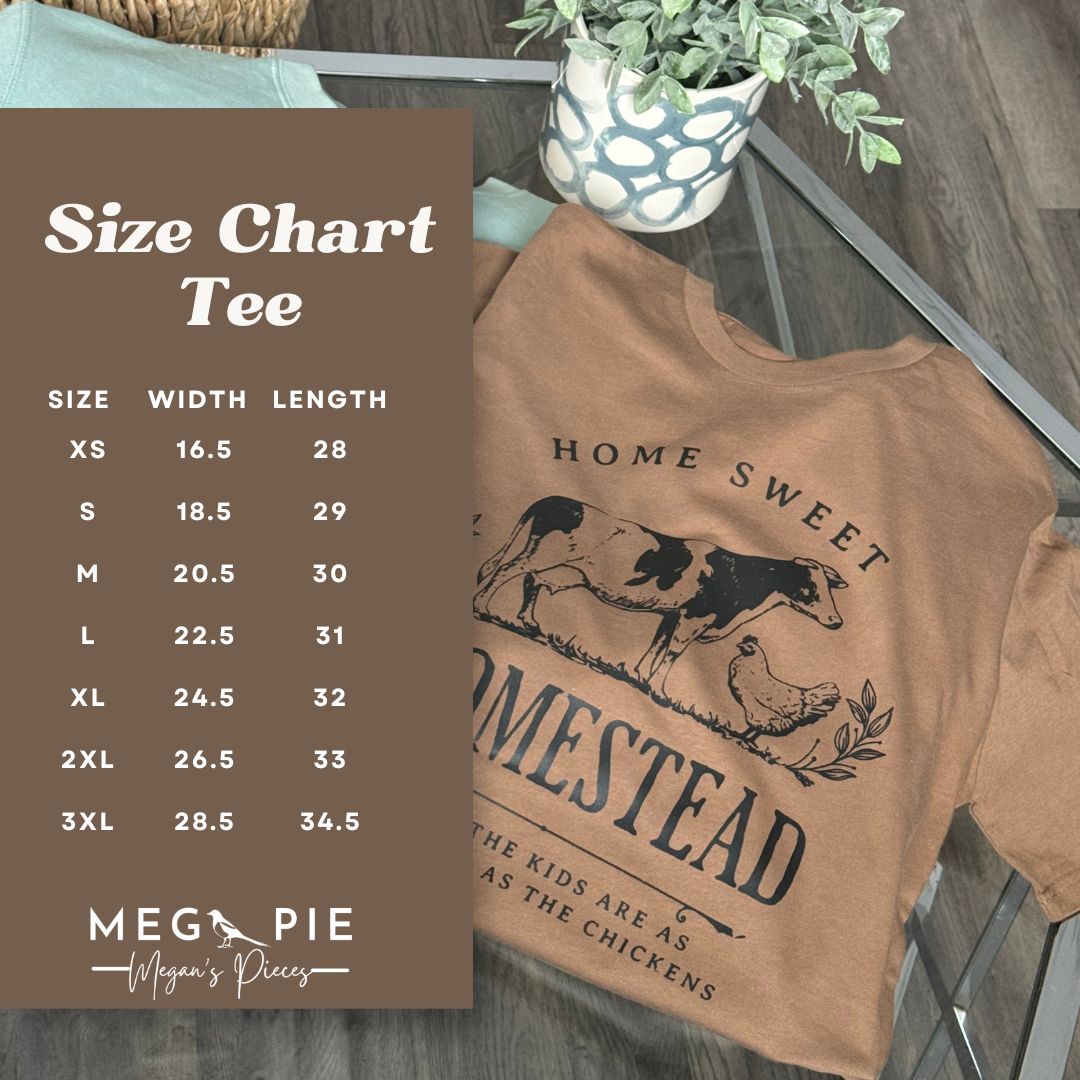 Home Sweet Home Tee, Toasted Coconut