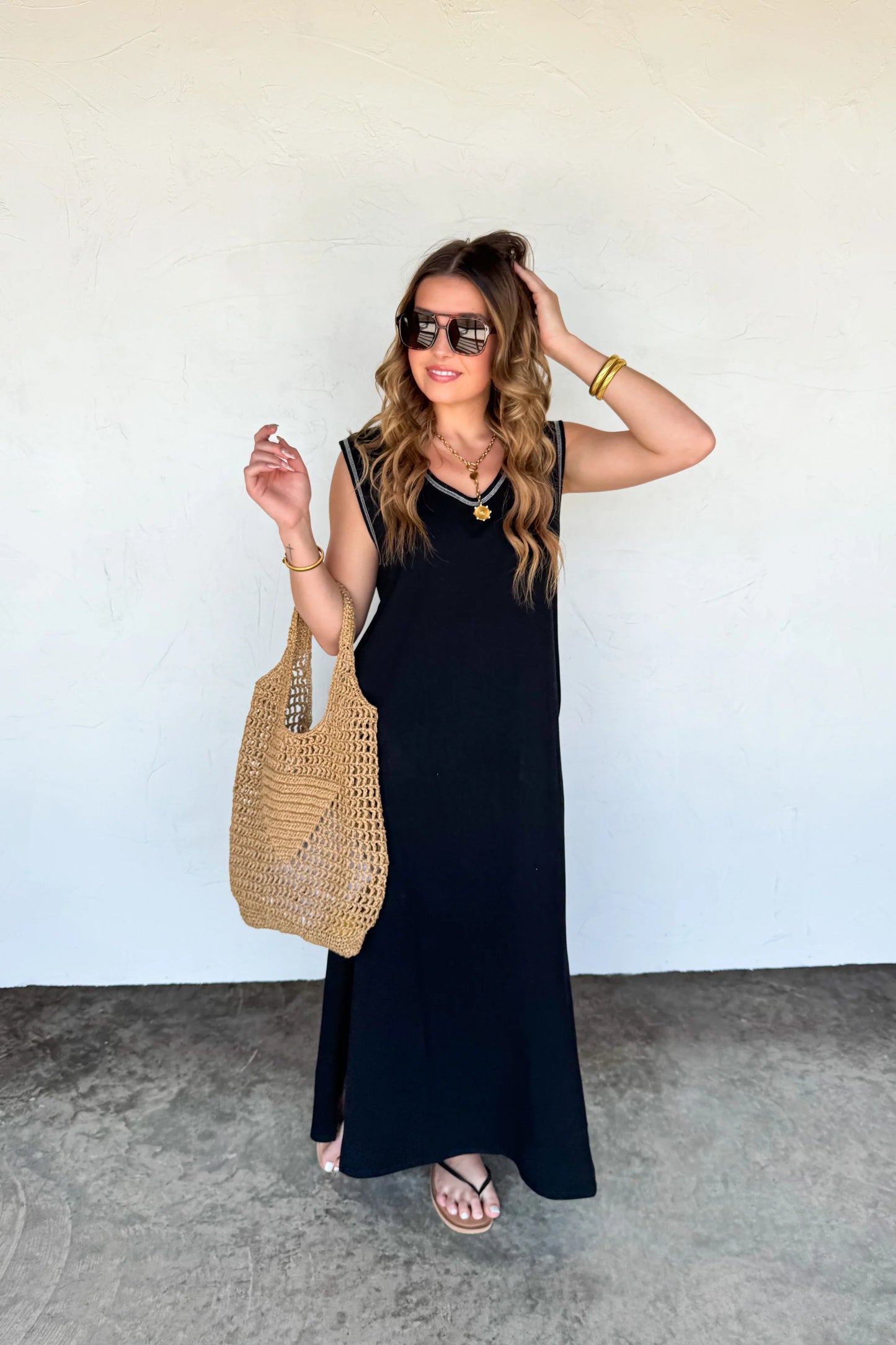 PREORDER: Relaxed Summer Split Hem Dress