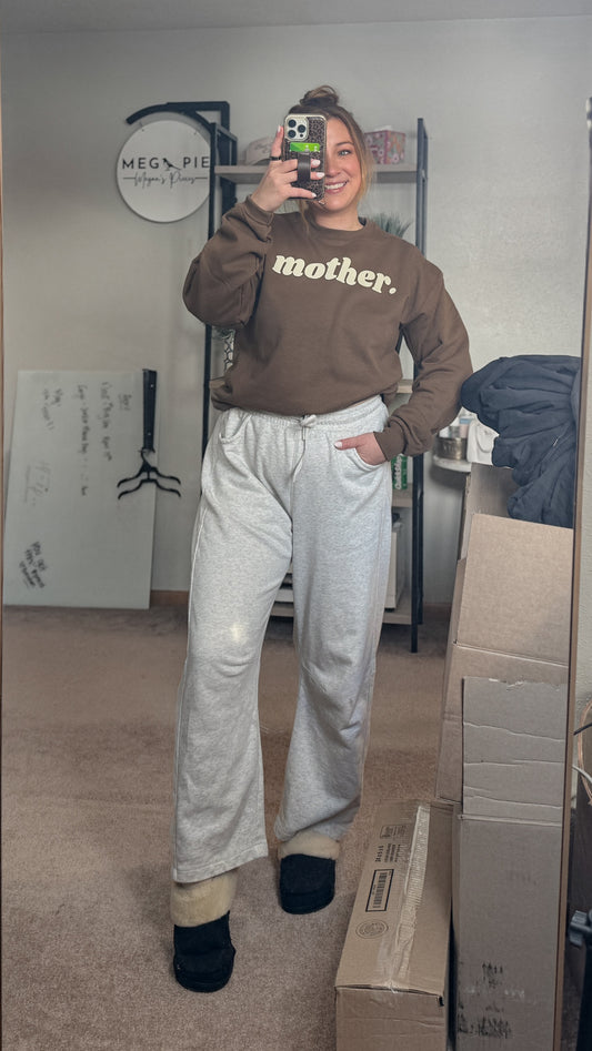 Mother. Eco Fleece Crewneck