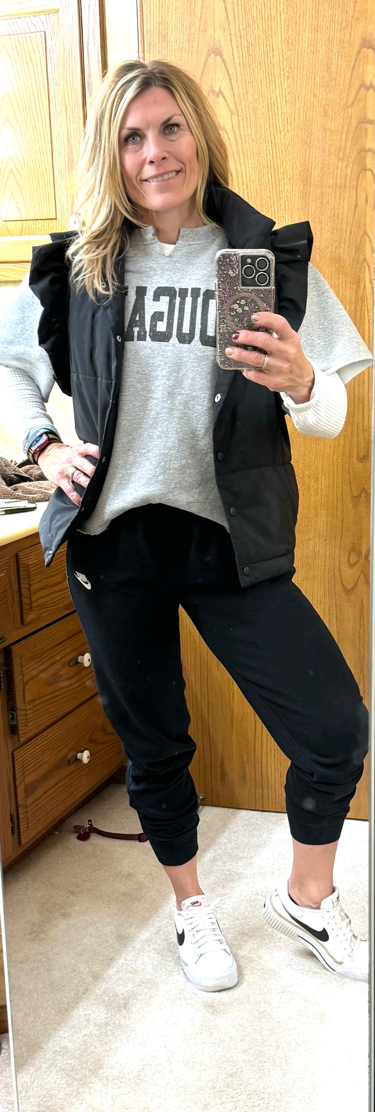 COUGARS Cut Sweatshirt Tee