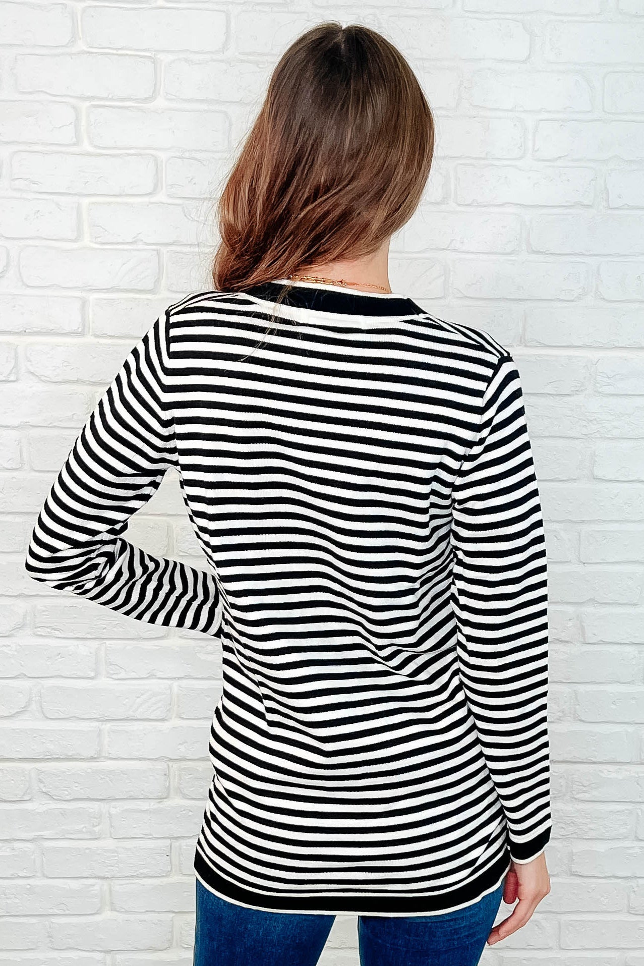 Finagle Your Way Striped Cardigan