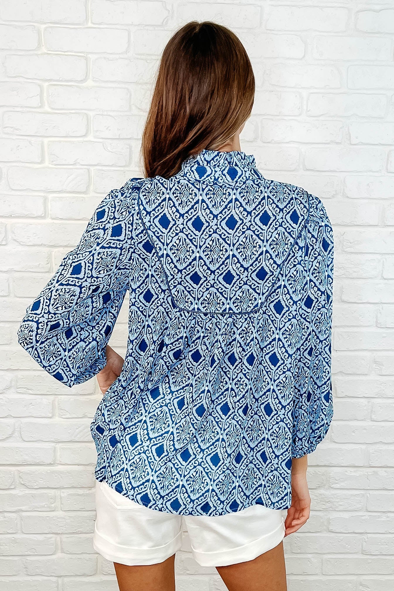 I Gave You My Heart Floral Babydoll Blouse