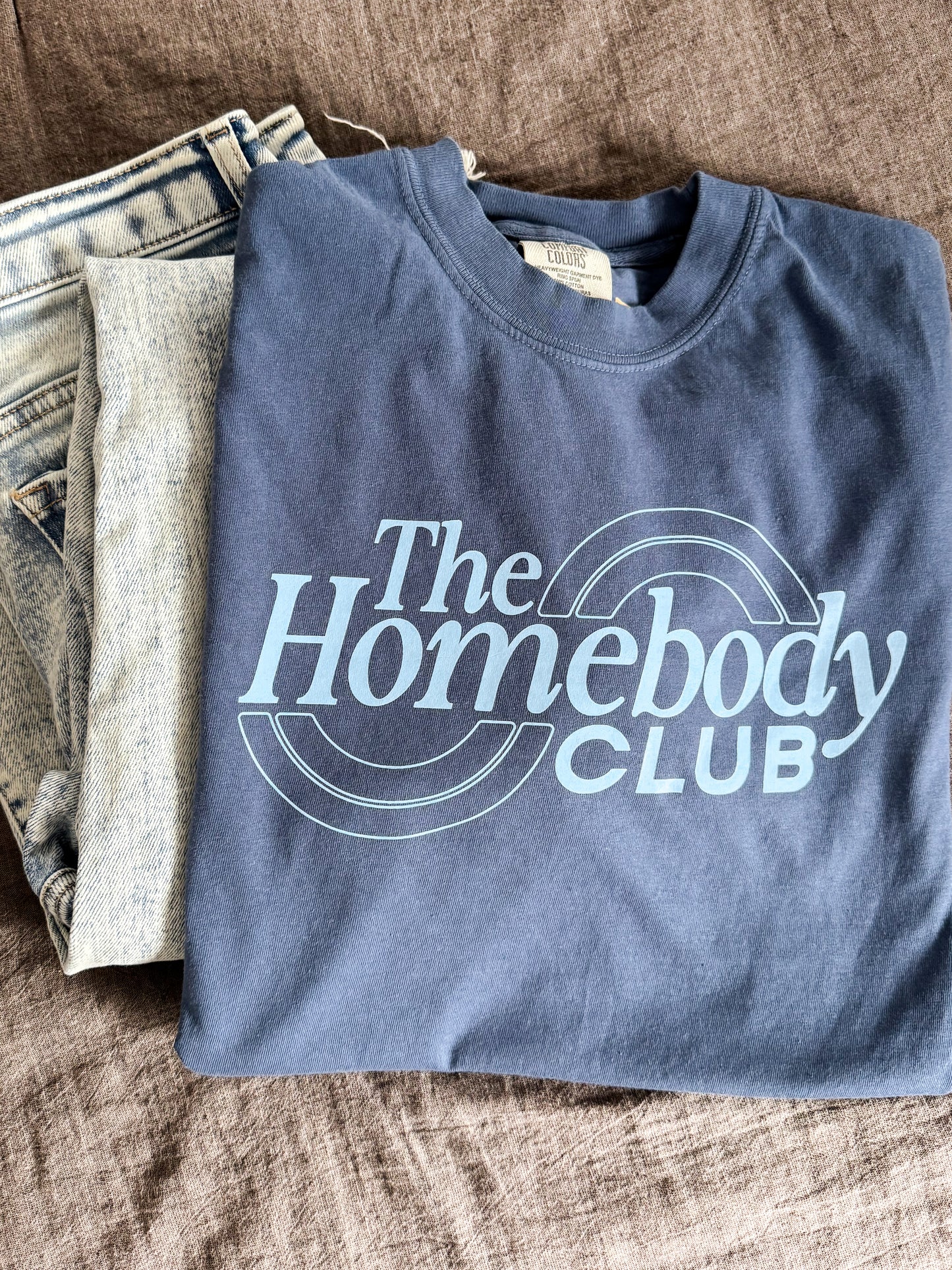 Homebody Club Comfort Colors Tee, Midnight