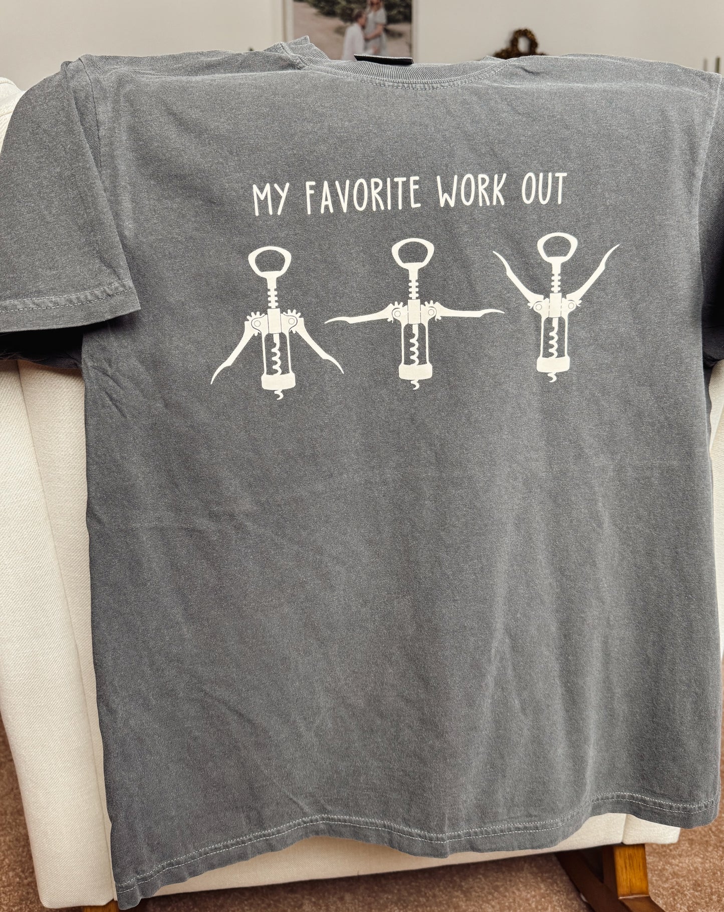 My Fave Workout Comfort Colors Tee, Pepper