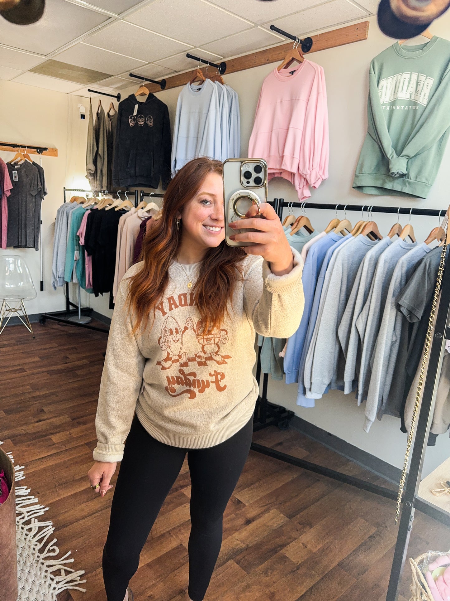 Praise the Lord Luxuriously Cozy Crewneck, Latte