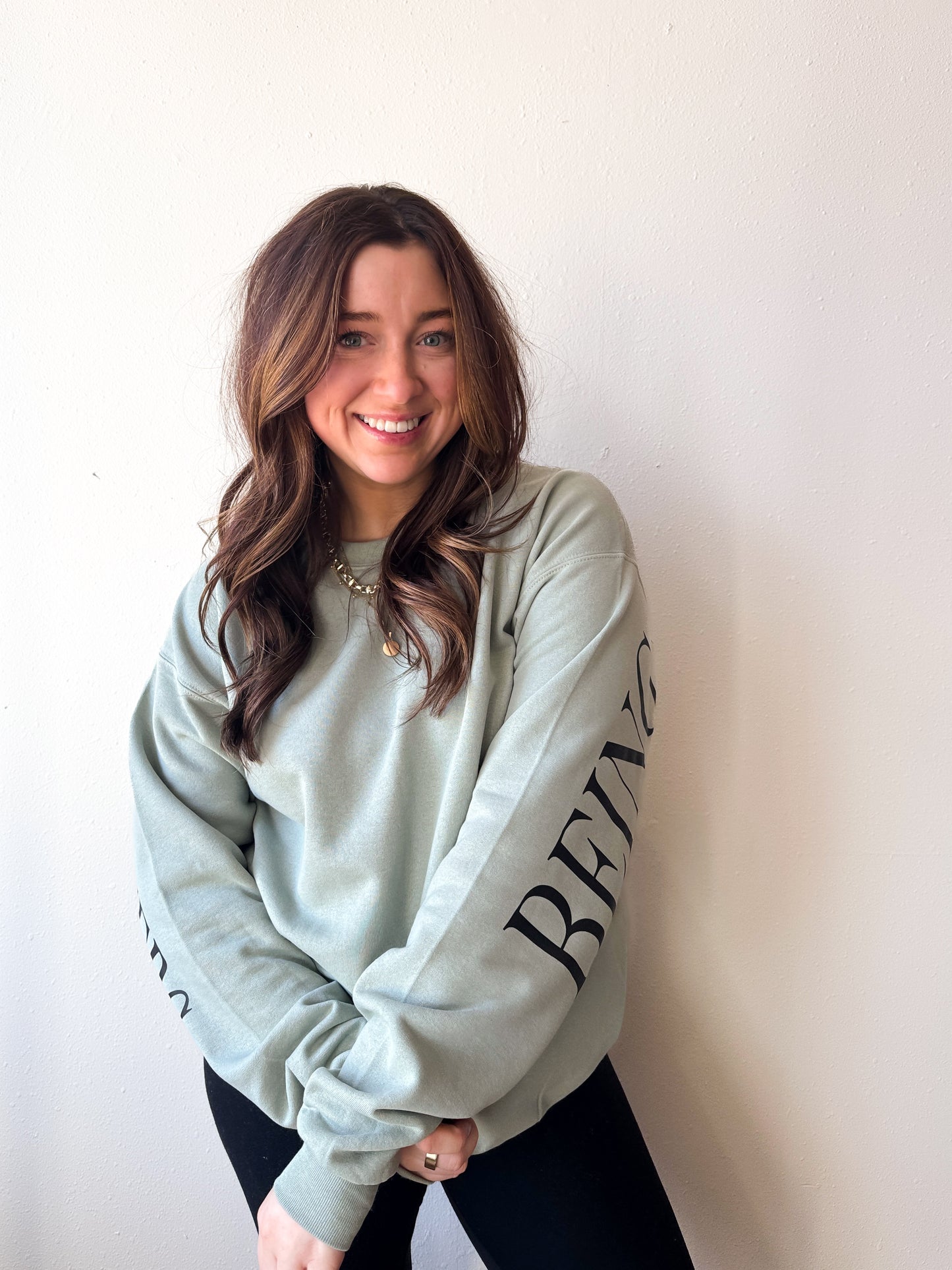 Lake Life Crewneck Sweatshirt, Lake Blue (SMALL RTS)