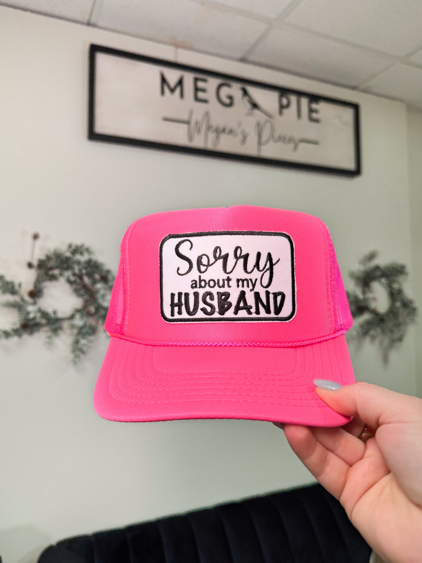 MegPie Made Patch Trucker Hat, MISC