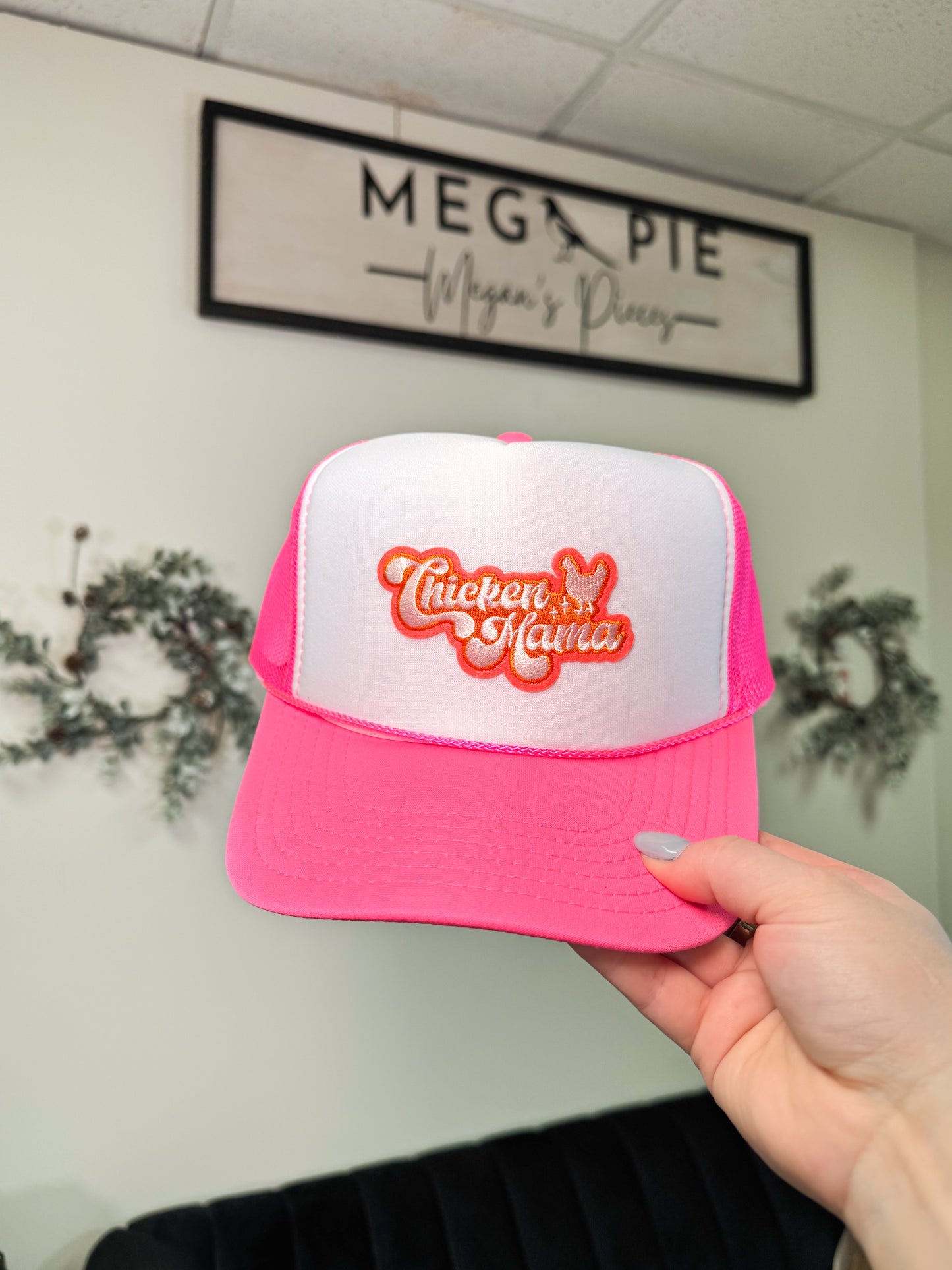 MegPie Made Patch Trucker Hat, MISC