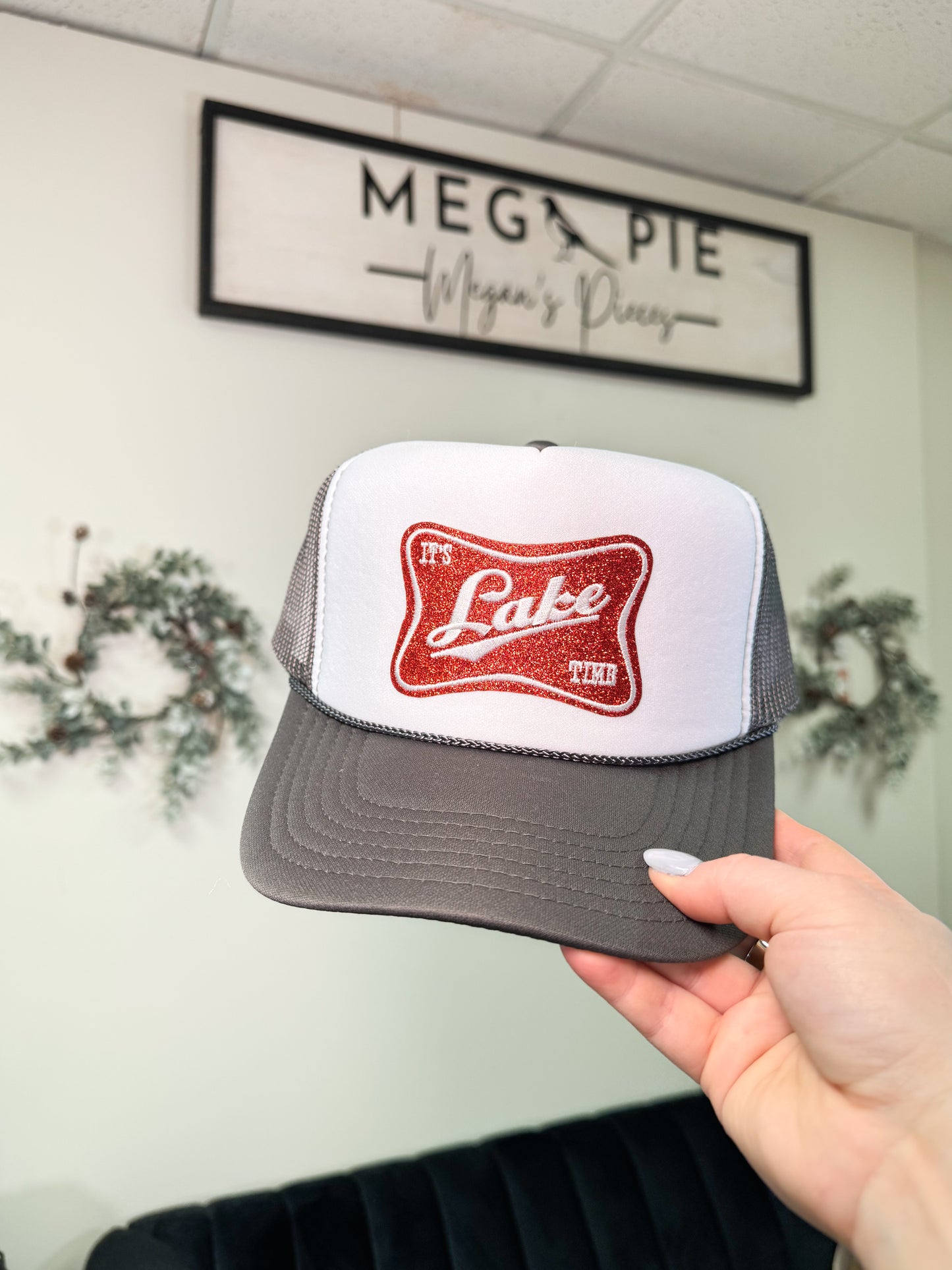 MegPie Made Patch Trucker Hat, MISC