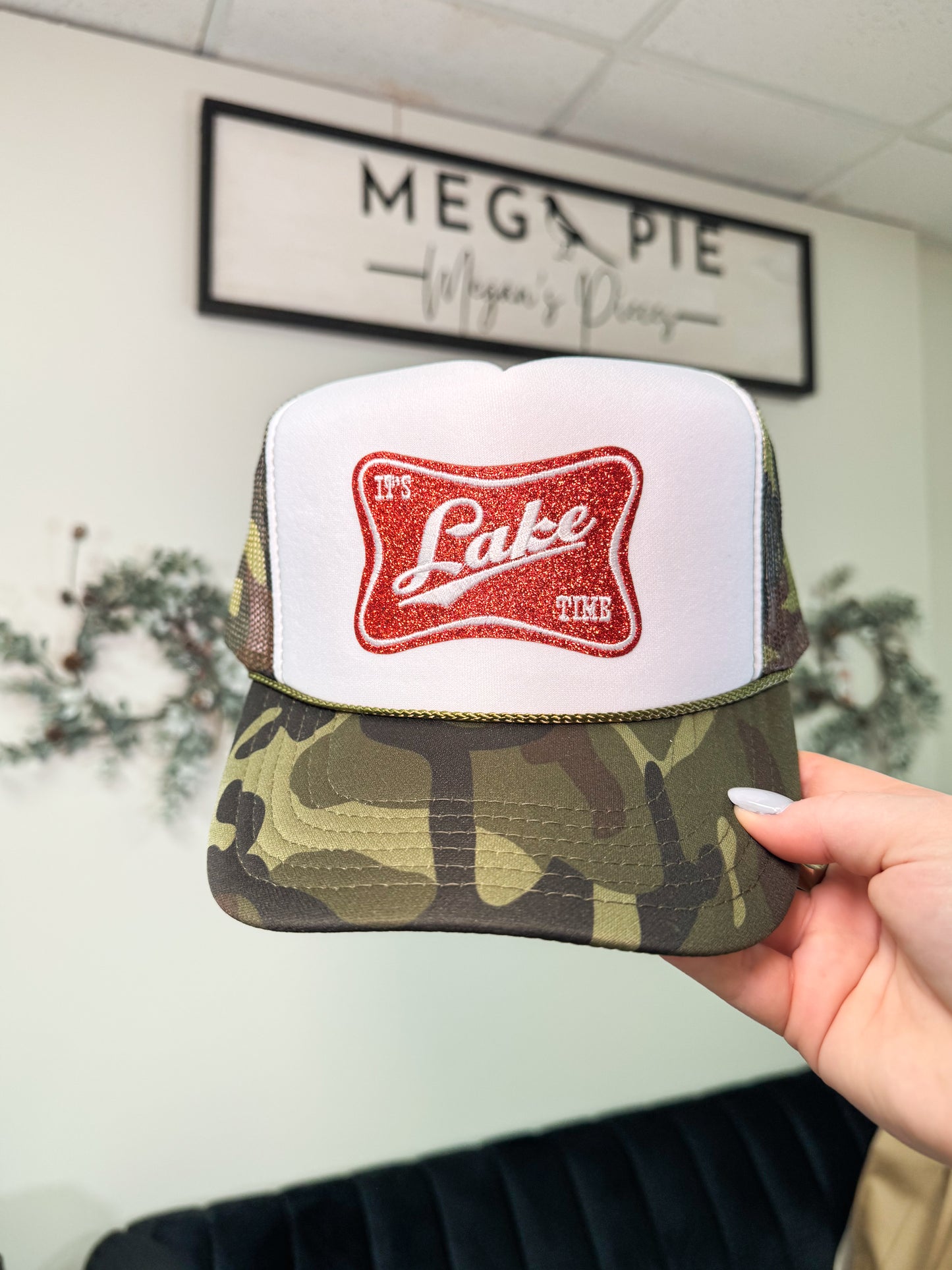 MegPie Made Patch Trucker Hat, MISC