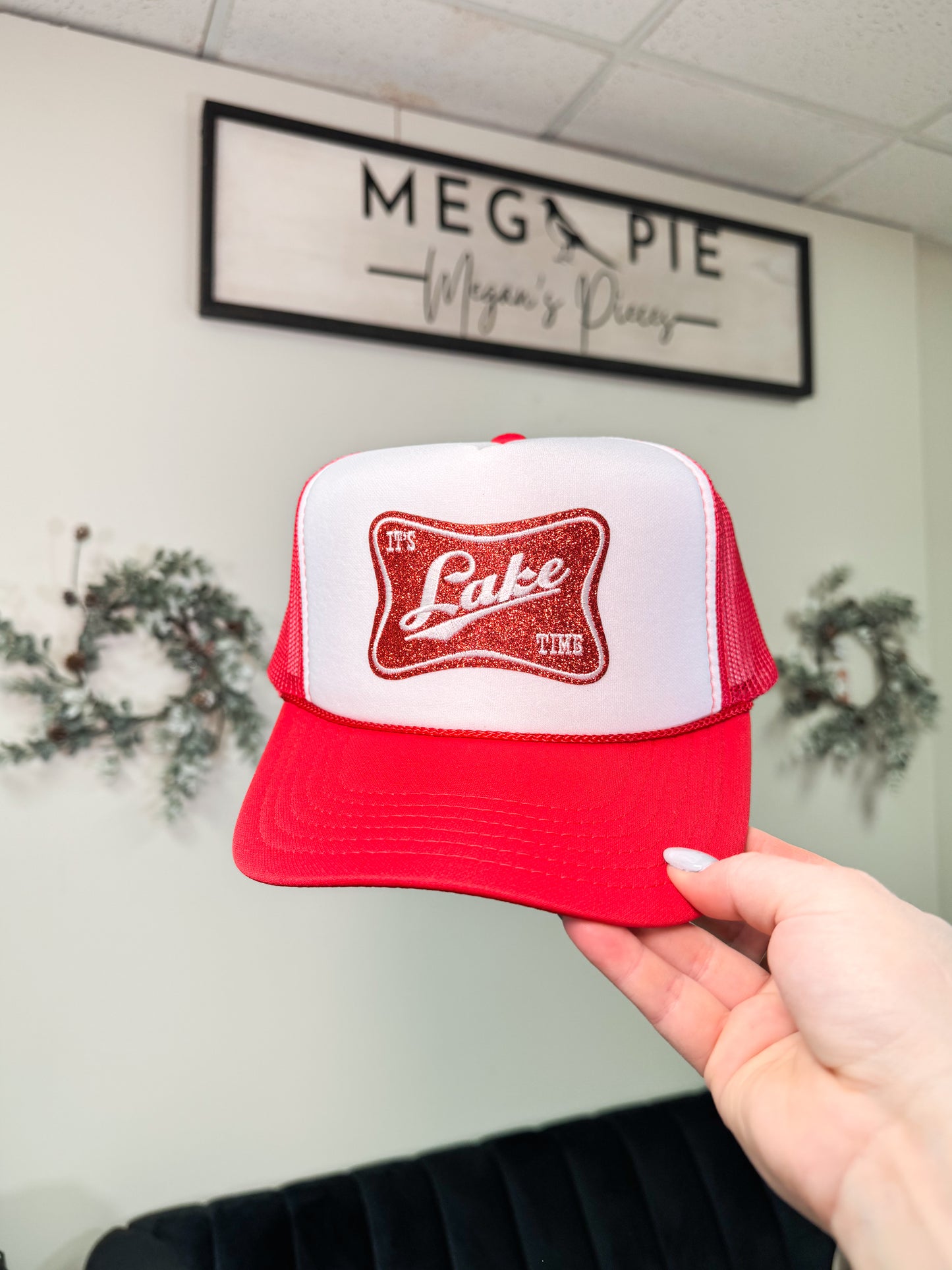 MegPie Made Patch Trucker Hat, MISC