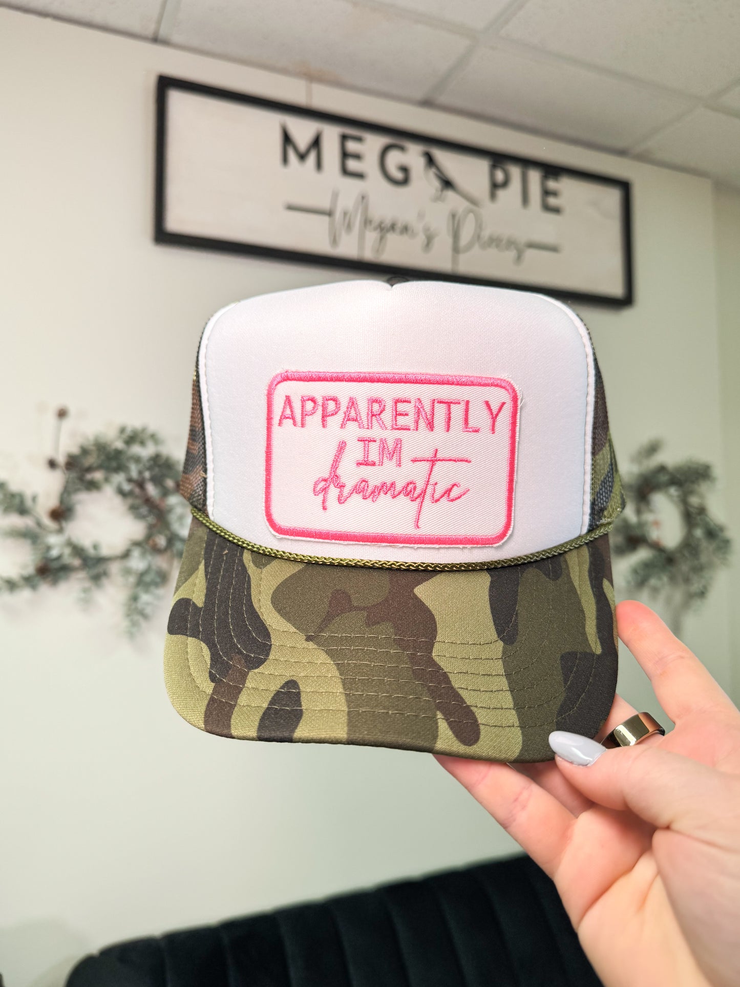 MegPie Made Patch Trucker Hat, MISC