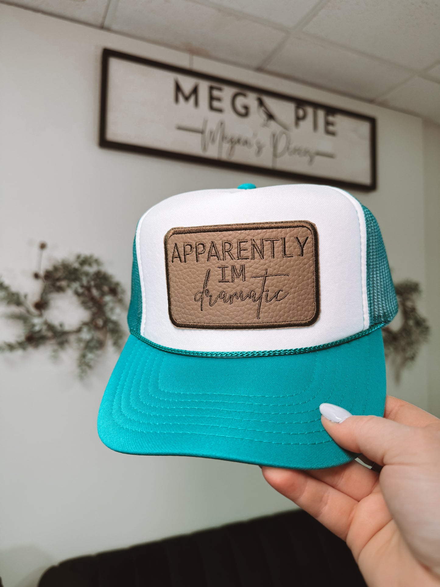 MegPie Made Patch Trucker Hat, MISC