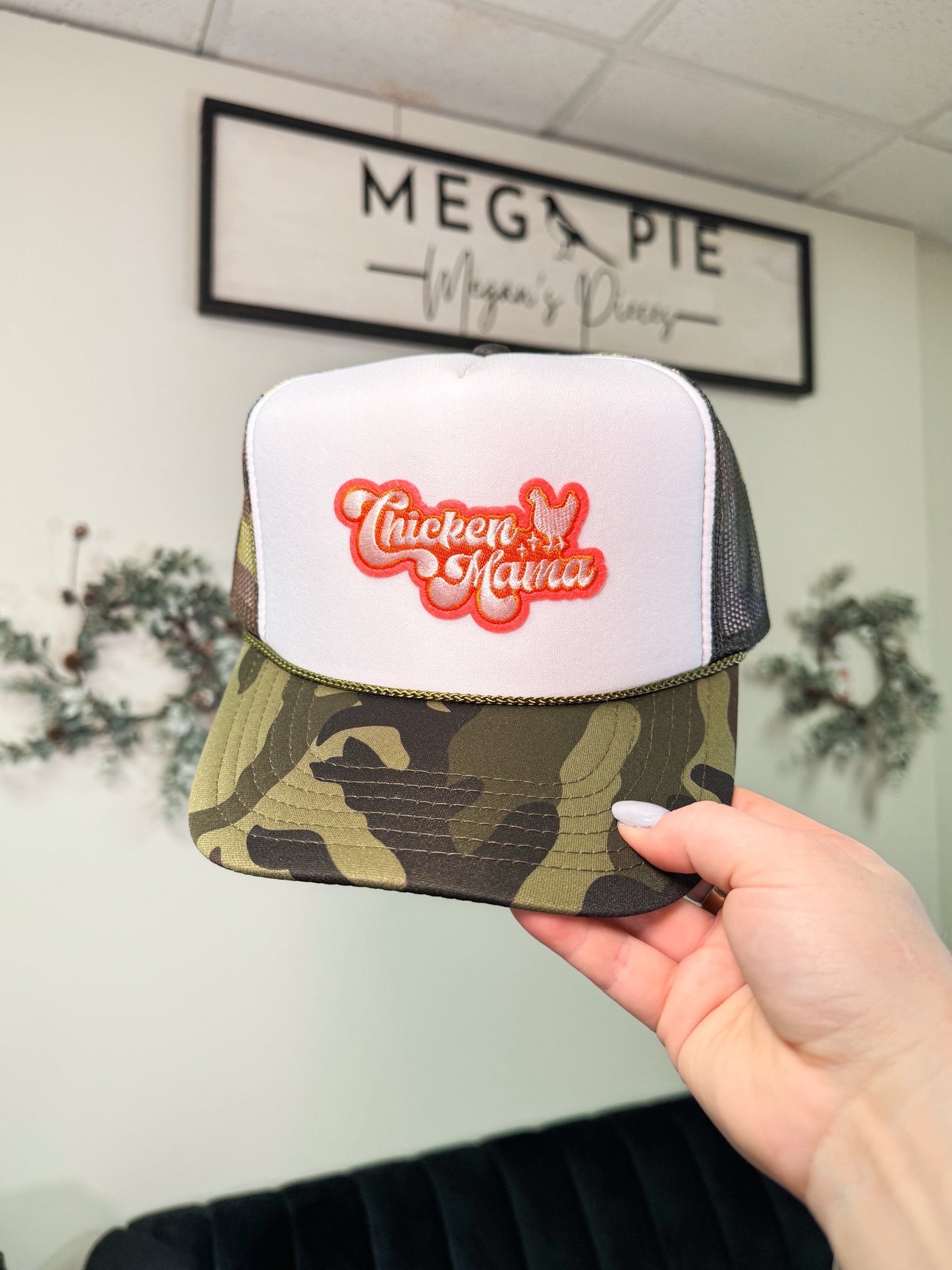 MegPie Made Patch Trucker Hat, MISC