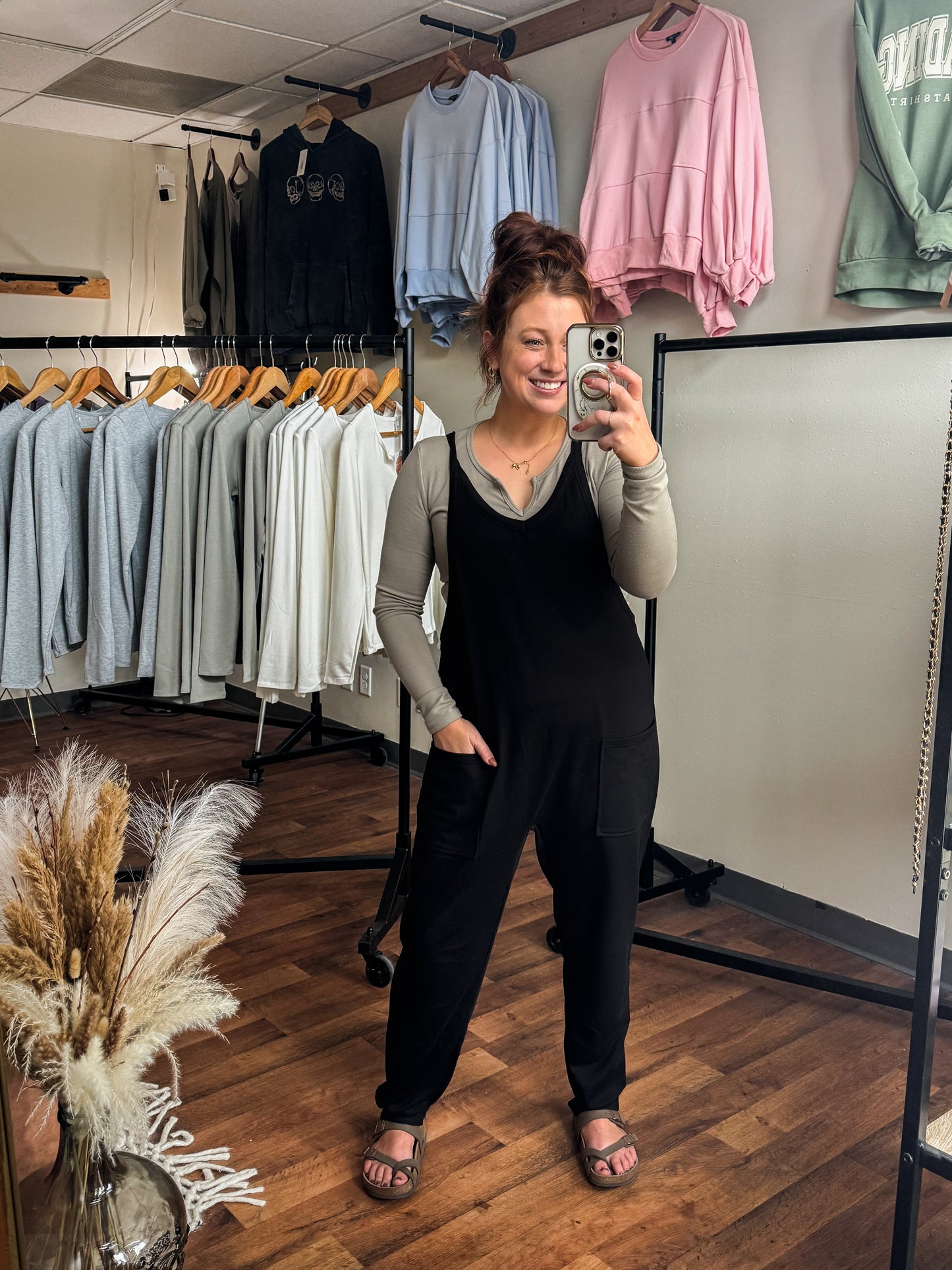 Ultra Soft, Notched Neckline Layering Basic Longsleeve