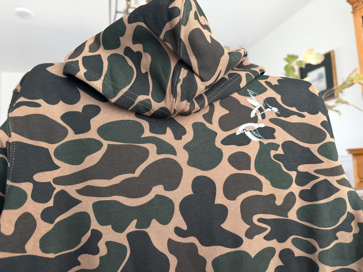 YOUTH Mid-weight Duck Camo Hoodie Sweatshirt
