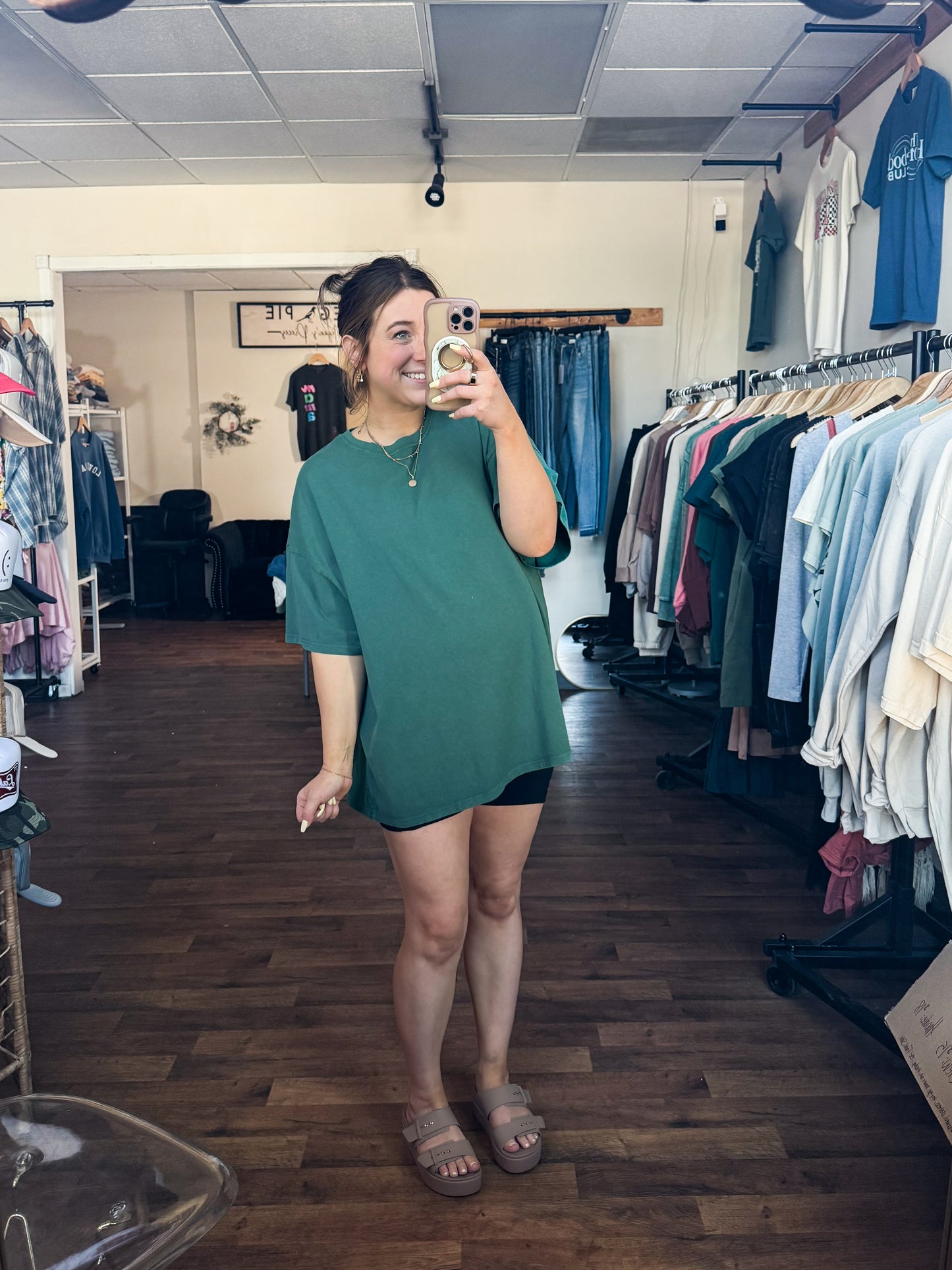 Mineral Washed Oversized Tee