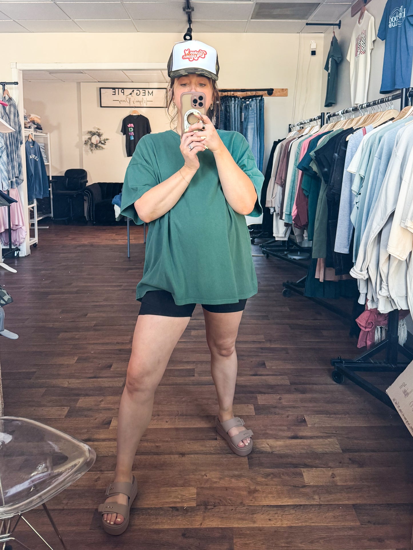 Mineral Washed Oversized Tee