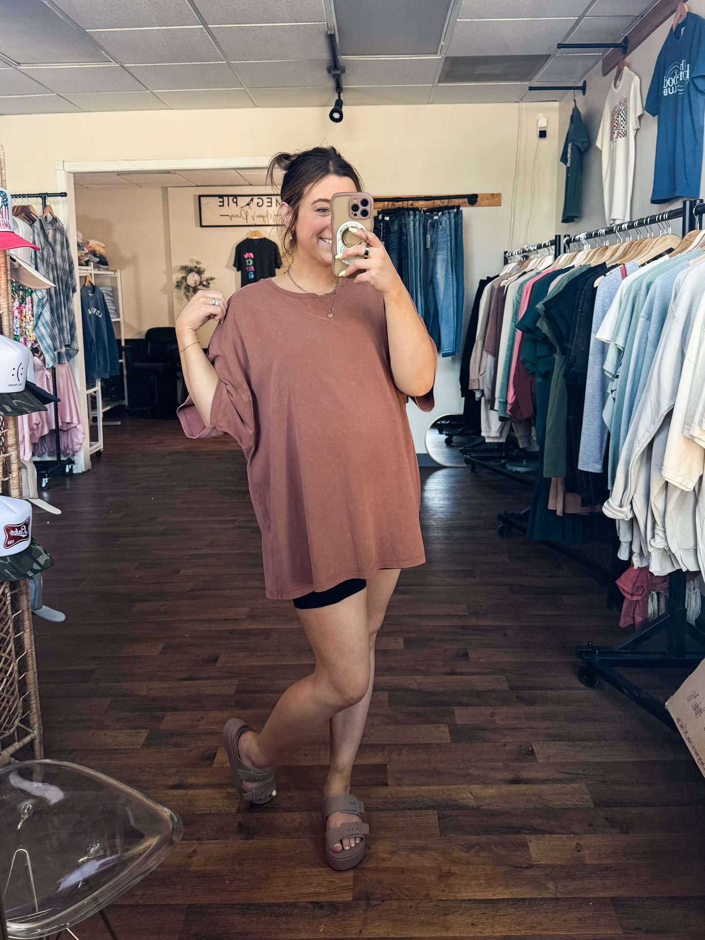 Mineral Washed Oversized Tee