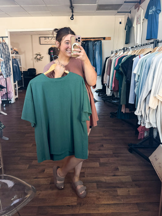 Mineral Washed Oversized Tee