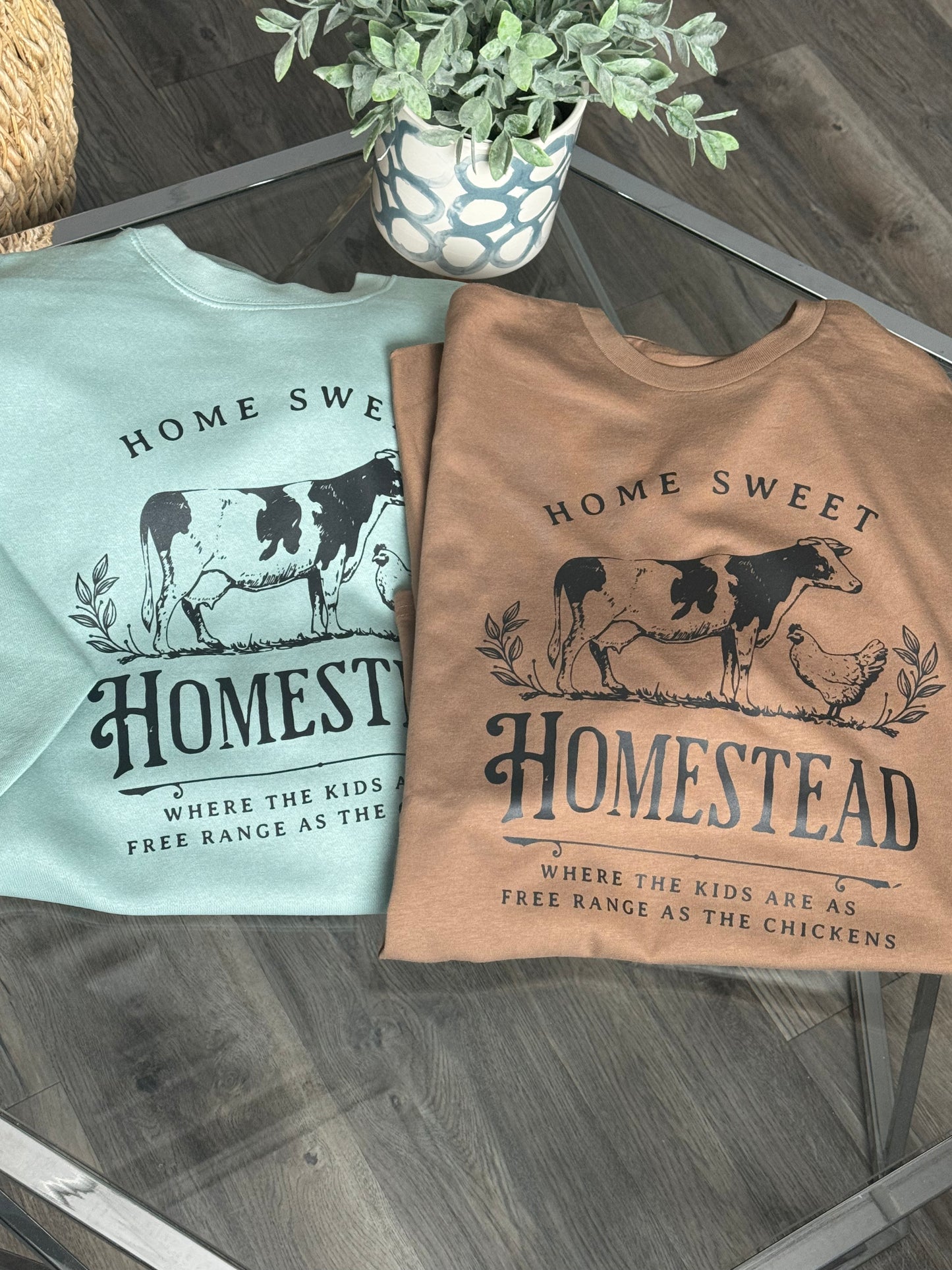 Home Sweet Home Tee, Toasted Coconut