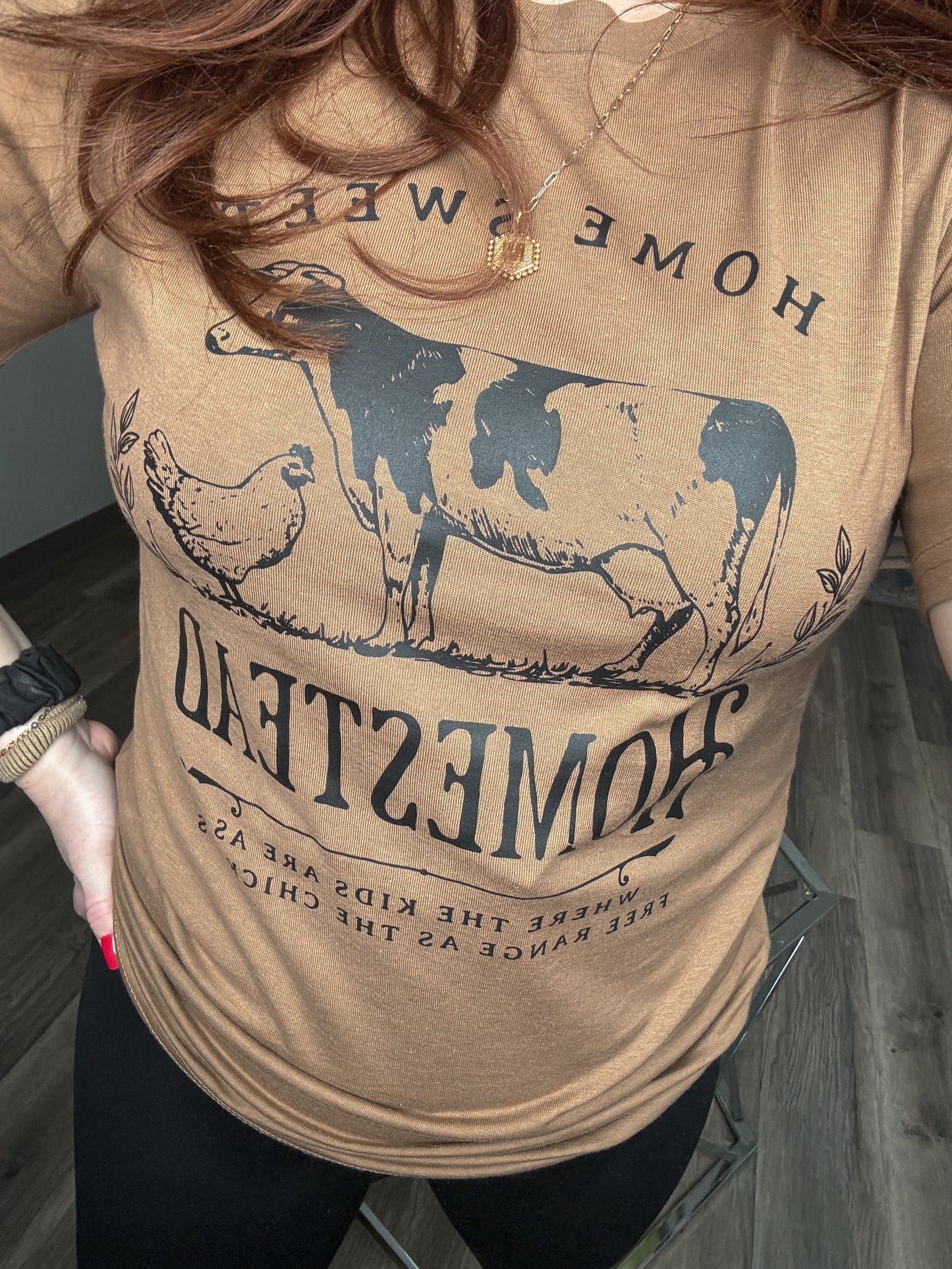 Home Sweet Home Tee, Toasted Coconut