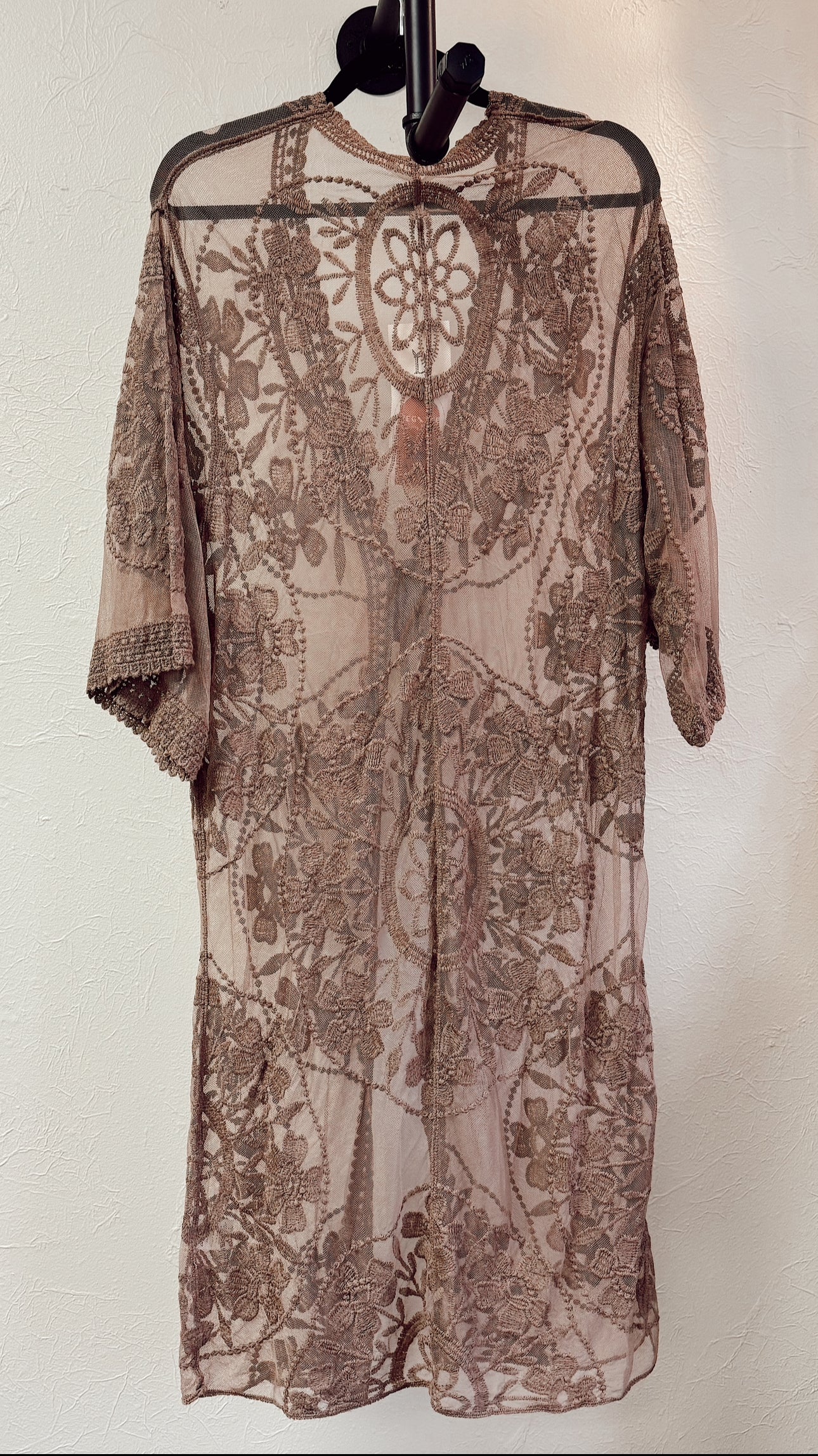 Pushing Daisies Mocha Kimono