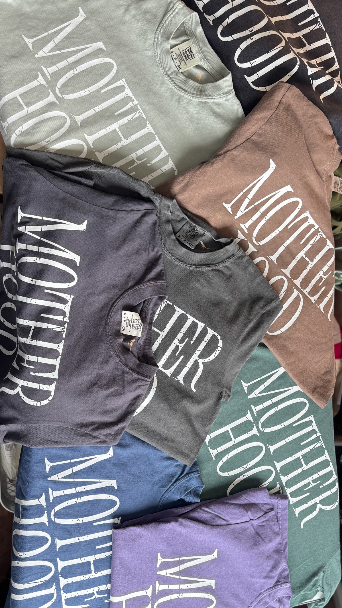 MOTHERHOOD Tee or Hoodie, multiple colors