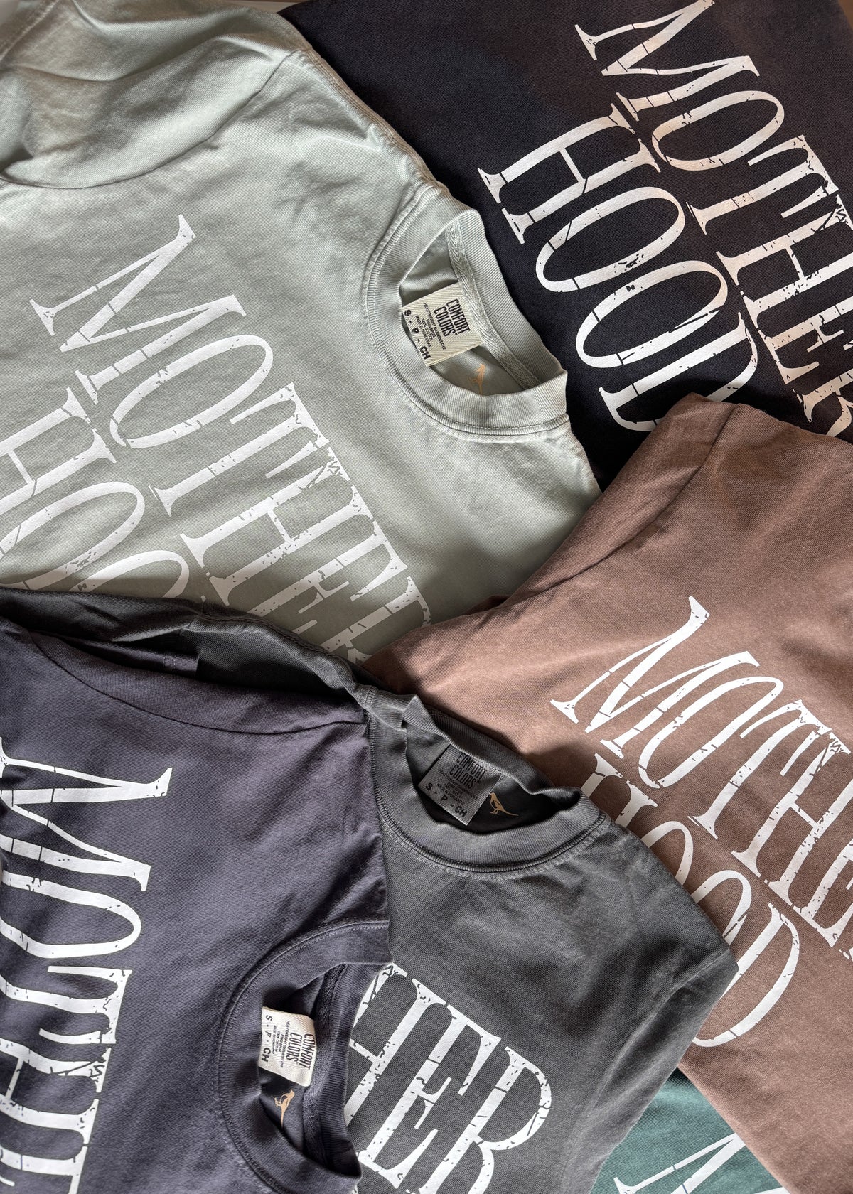 MOTHERHOOD Tee or Hoodie, multiple colors