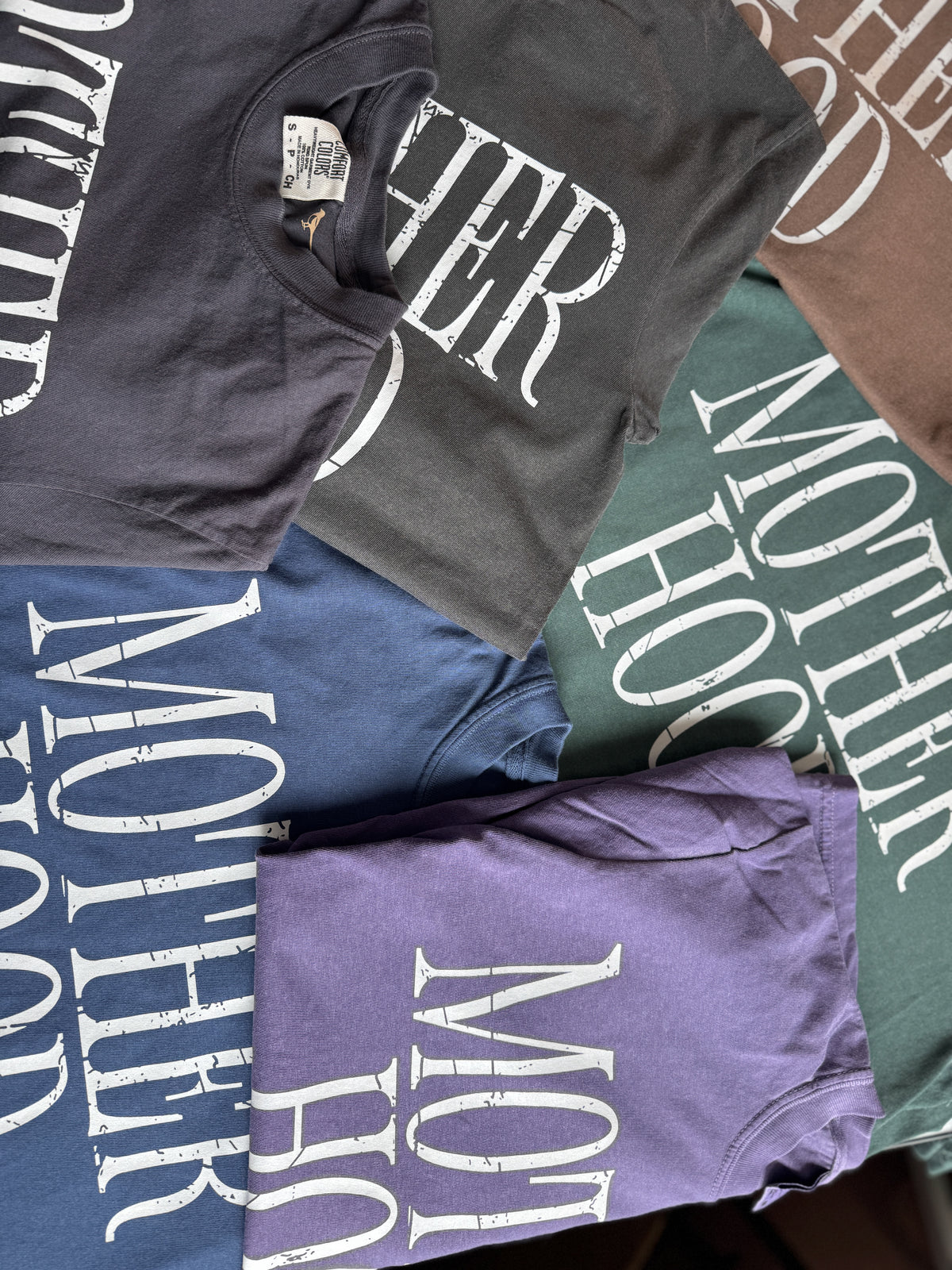 MOTHERHOOD Tee or Hoodie, multiple colors