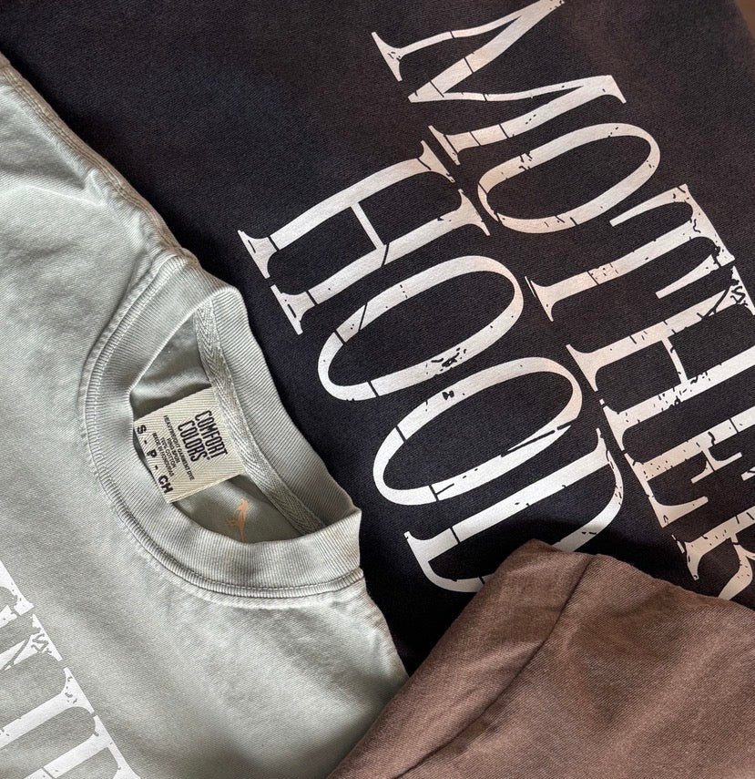 MOTHERHOOD Tee or Hoodie, multiple colors