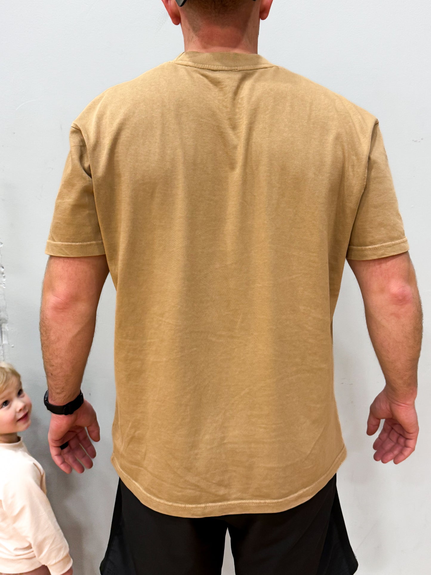 Men's Faith Ephesians 2:8 Heavy Tee, Burro *Currently Made to Order*