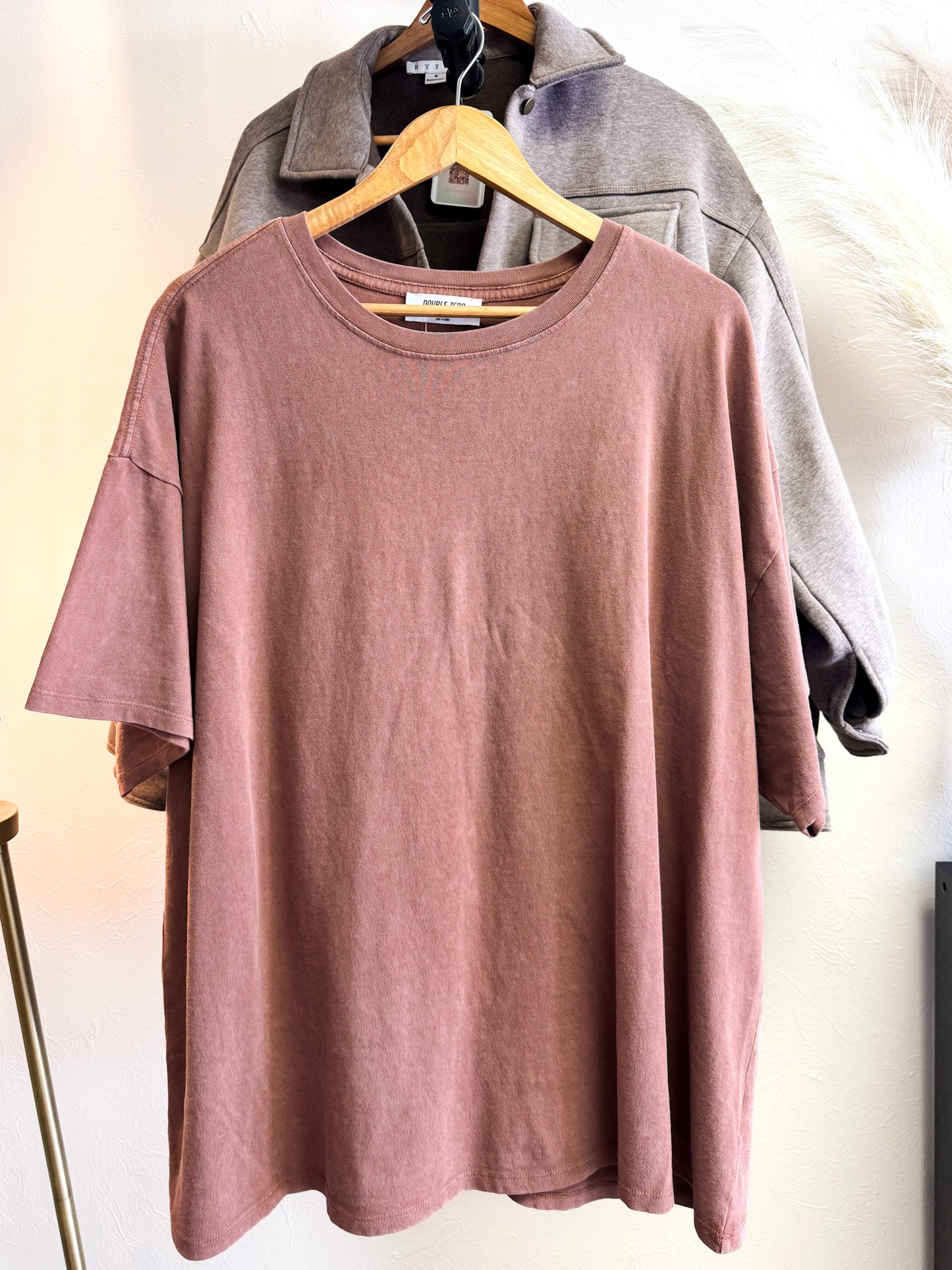 Mineral Washed Oversized Tee