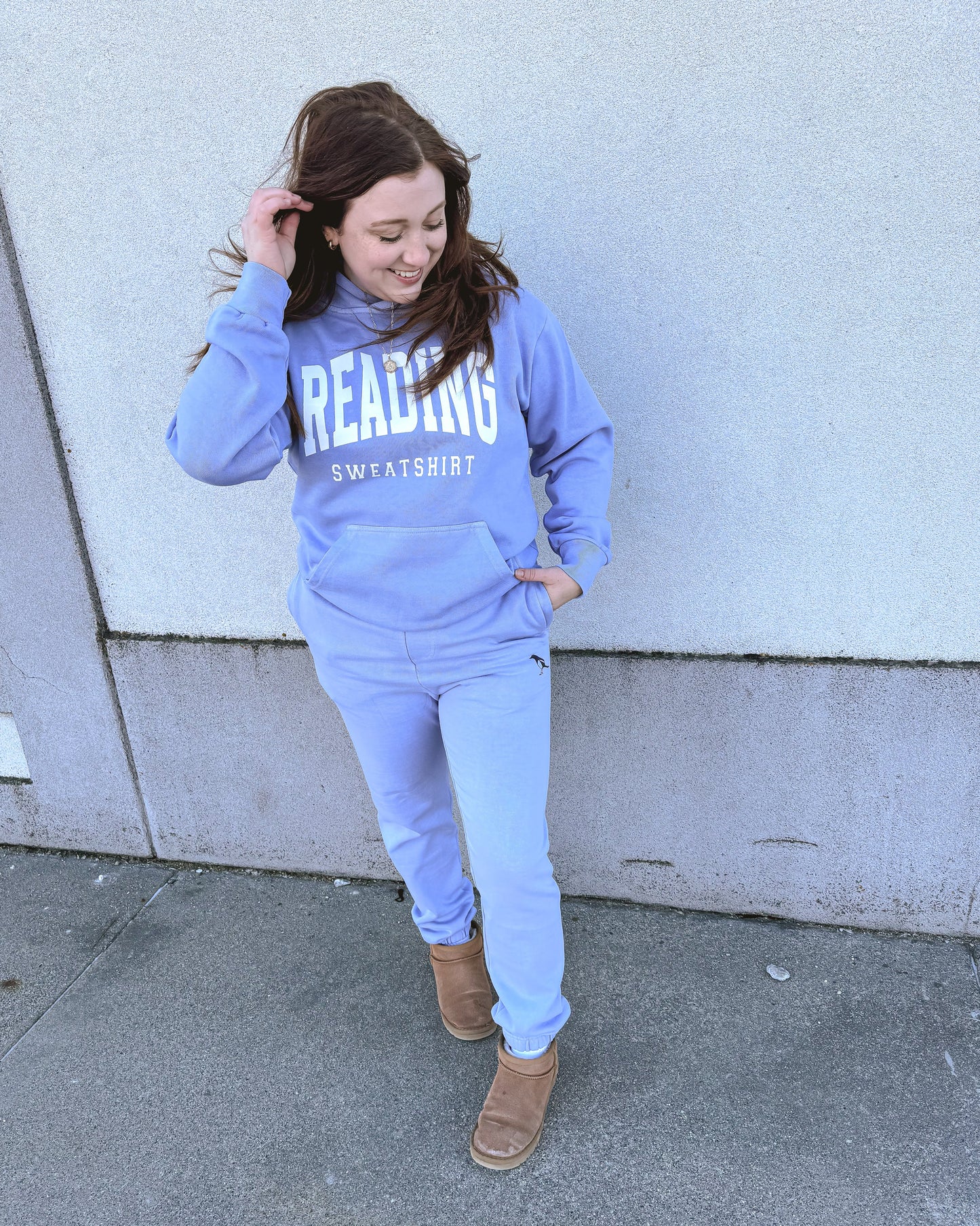 LARGE SINGLE PAIR - MegPie Matching Joggers, Grape Ice