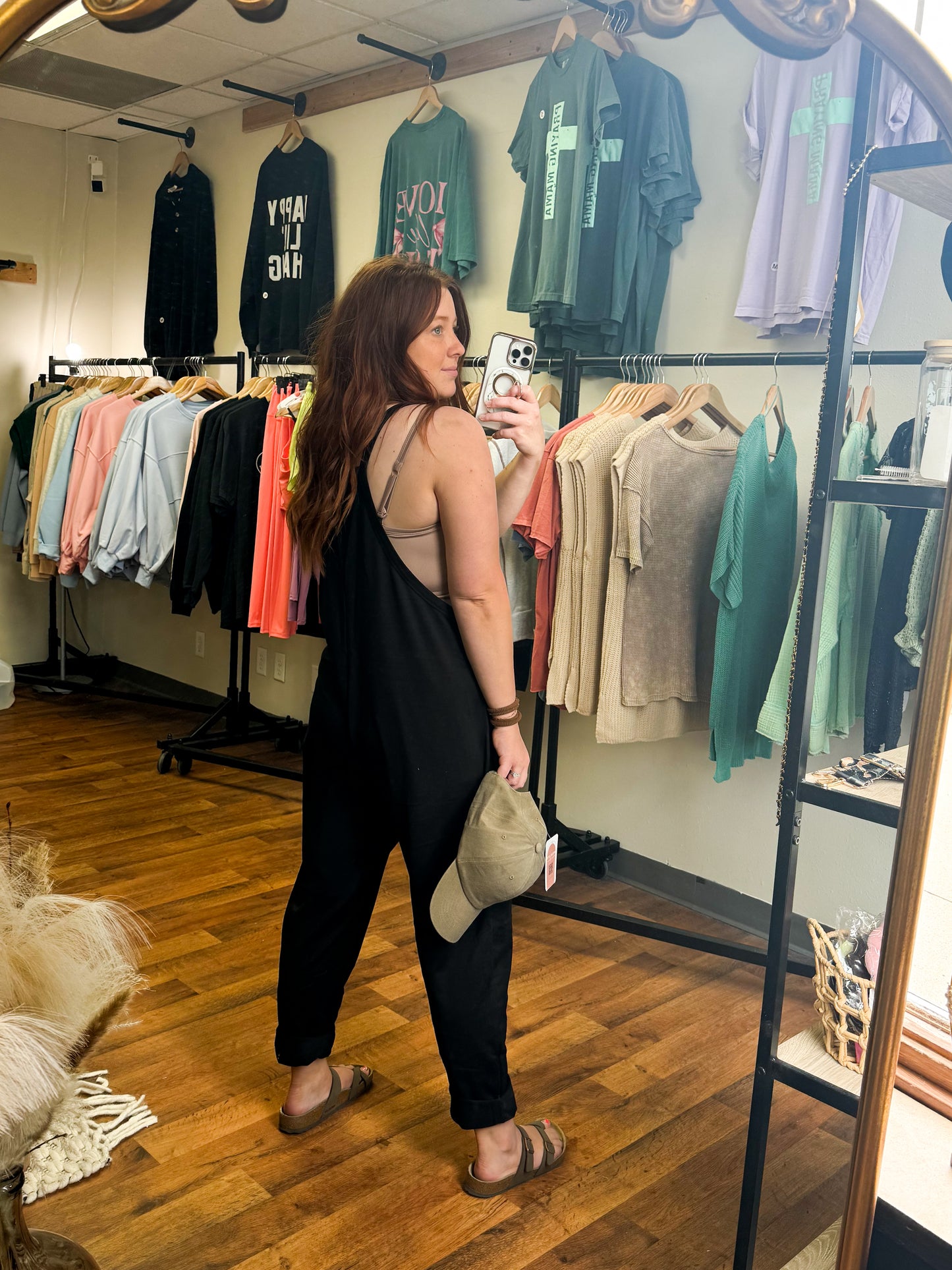 Final Restock- MegPie Black Jumpsuit, Black