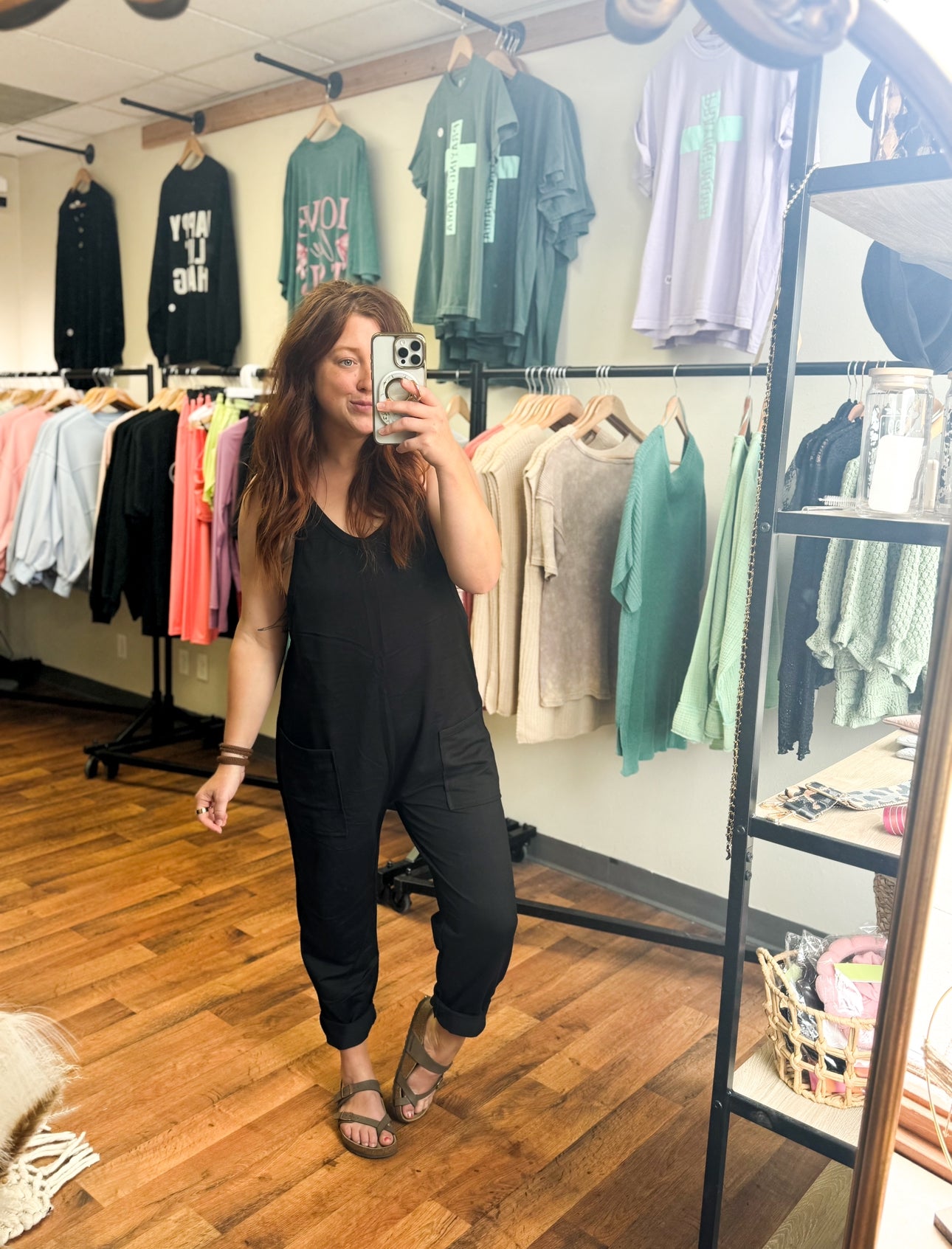 Final Restock- MegPie Black Jumpsuit, Black