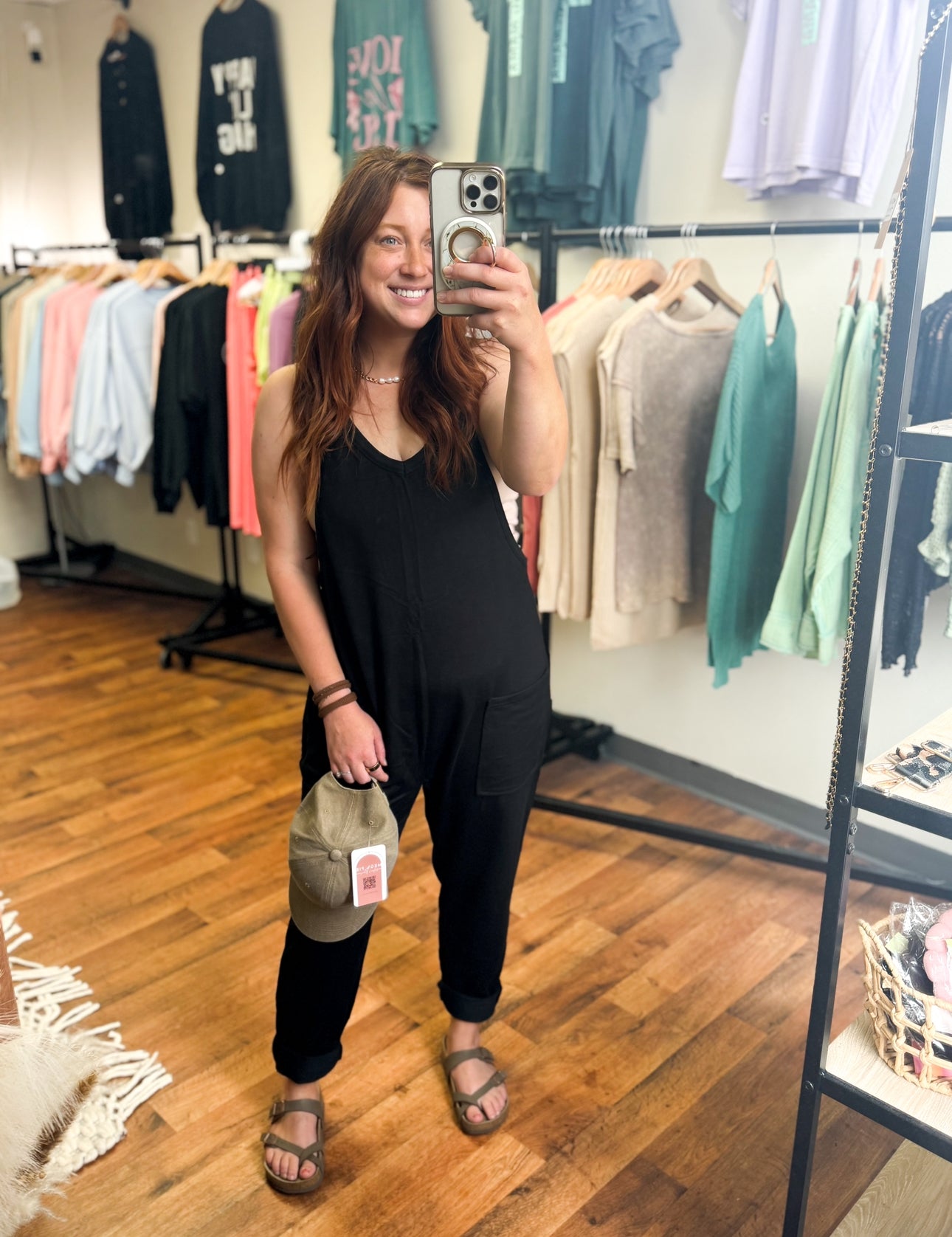 Final Restock- MegPie Black Jumpsuit, Black