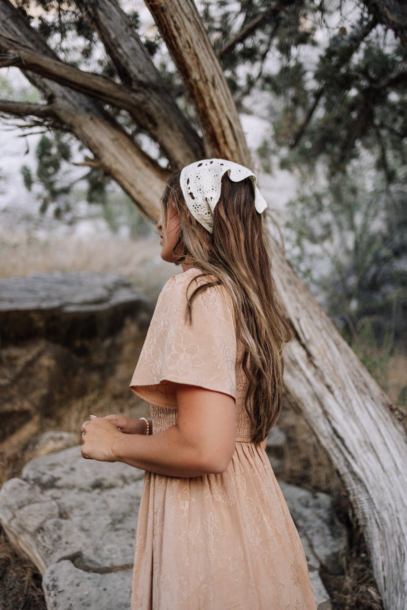 Maylee Dress in Apricot