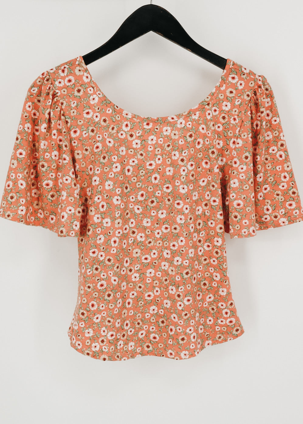 Floral Twist Back Top