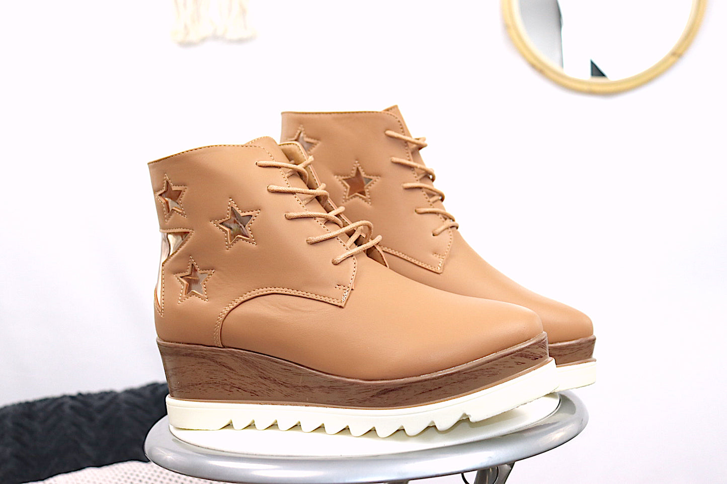 MegPie Star Wedge Sneaker Bootie