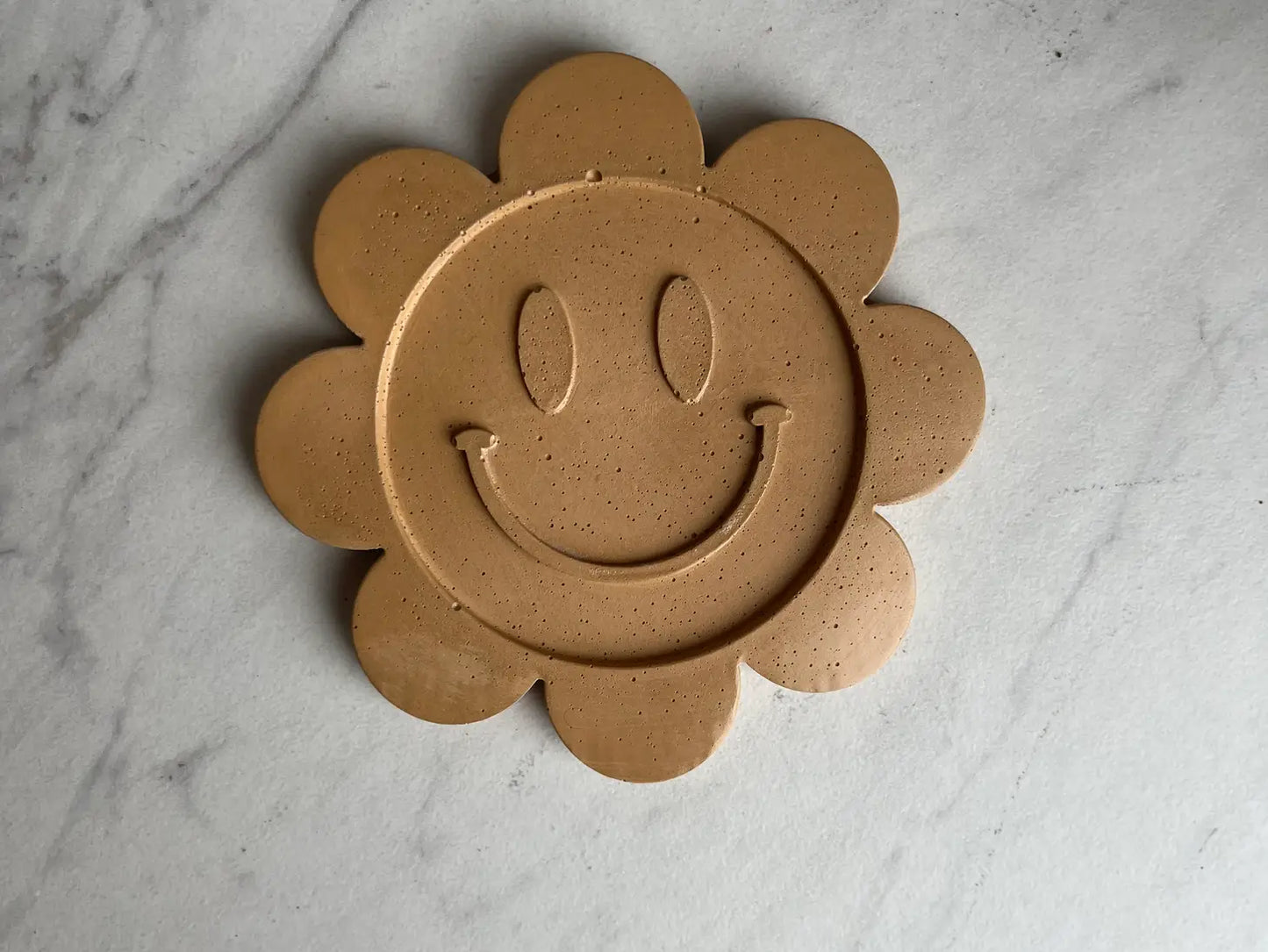 Daisy Concrete Coaster