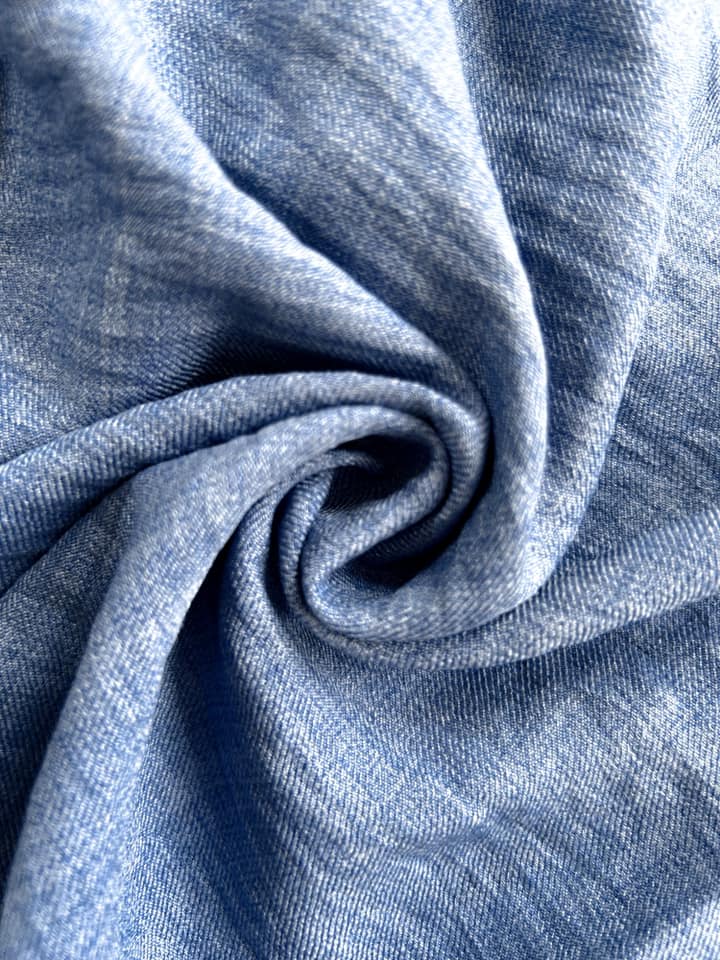 Cora Chambray Wide Leg Pants in Two Colors