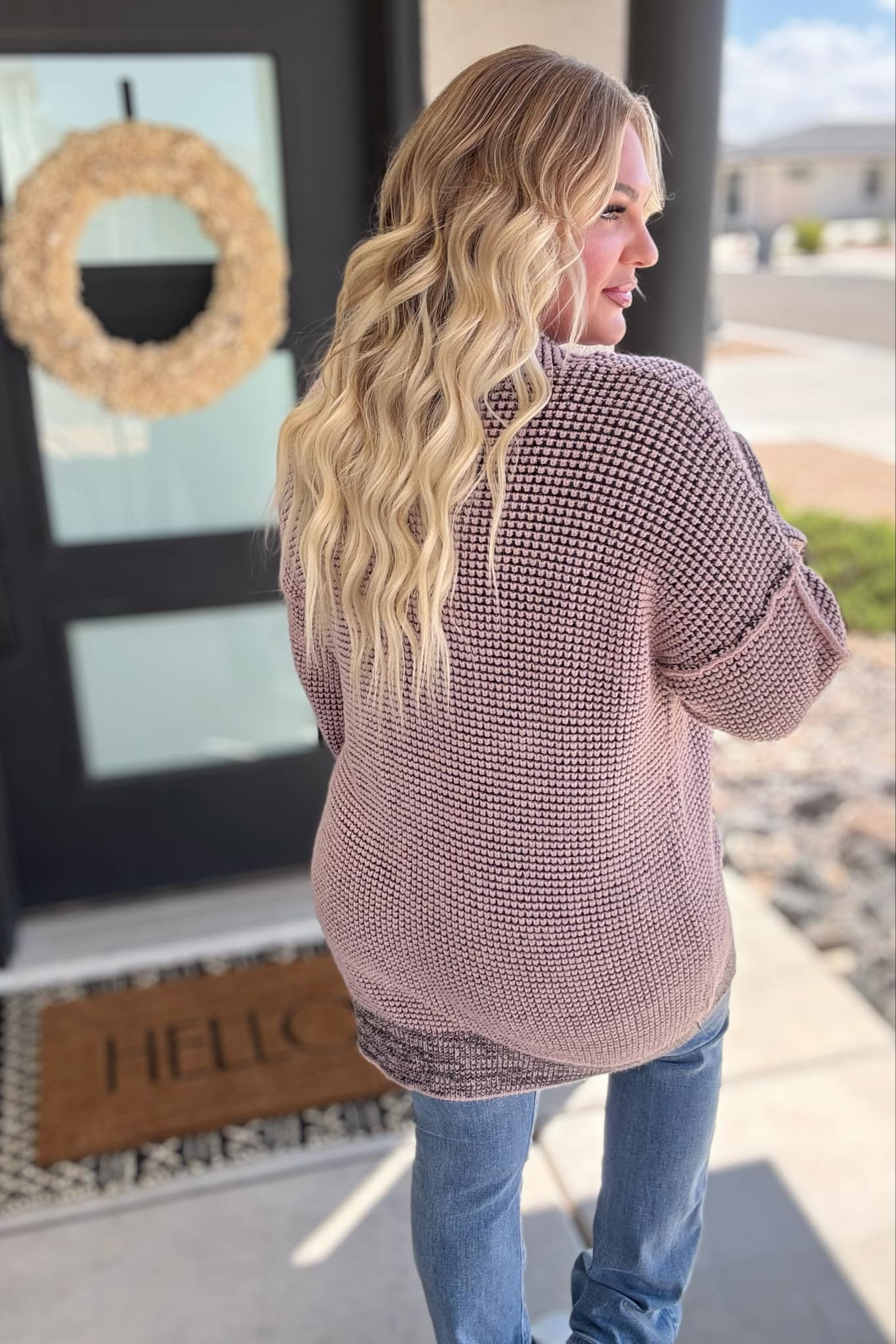 Contrast Trim Knit Cardigan in Four Colors