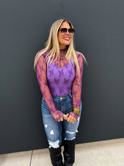 Valentine Roxy Lace Top in Five Colors