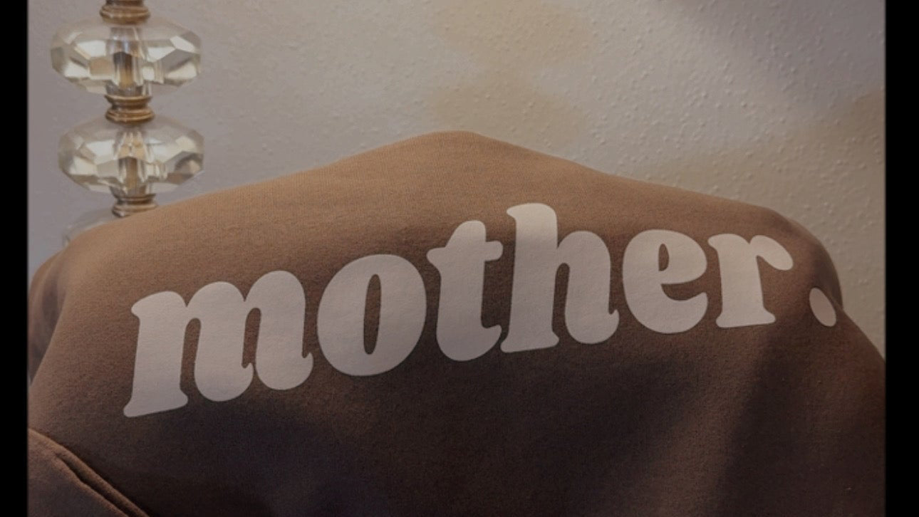 mother brown crewneck 