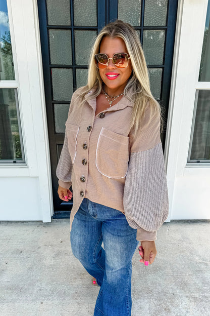 Blakely Cream Button Up