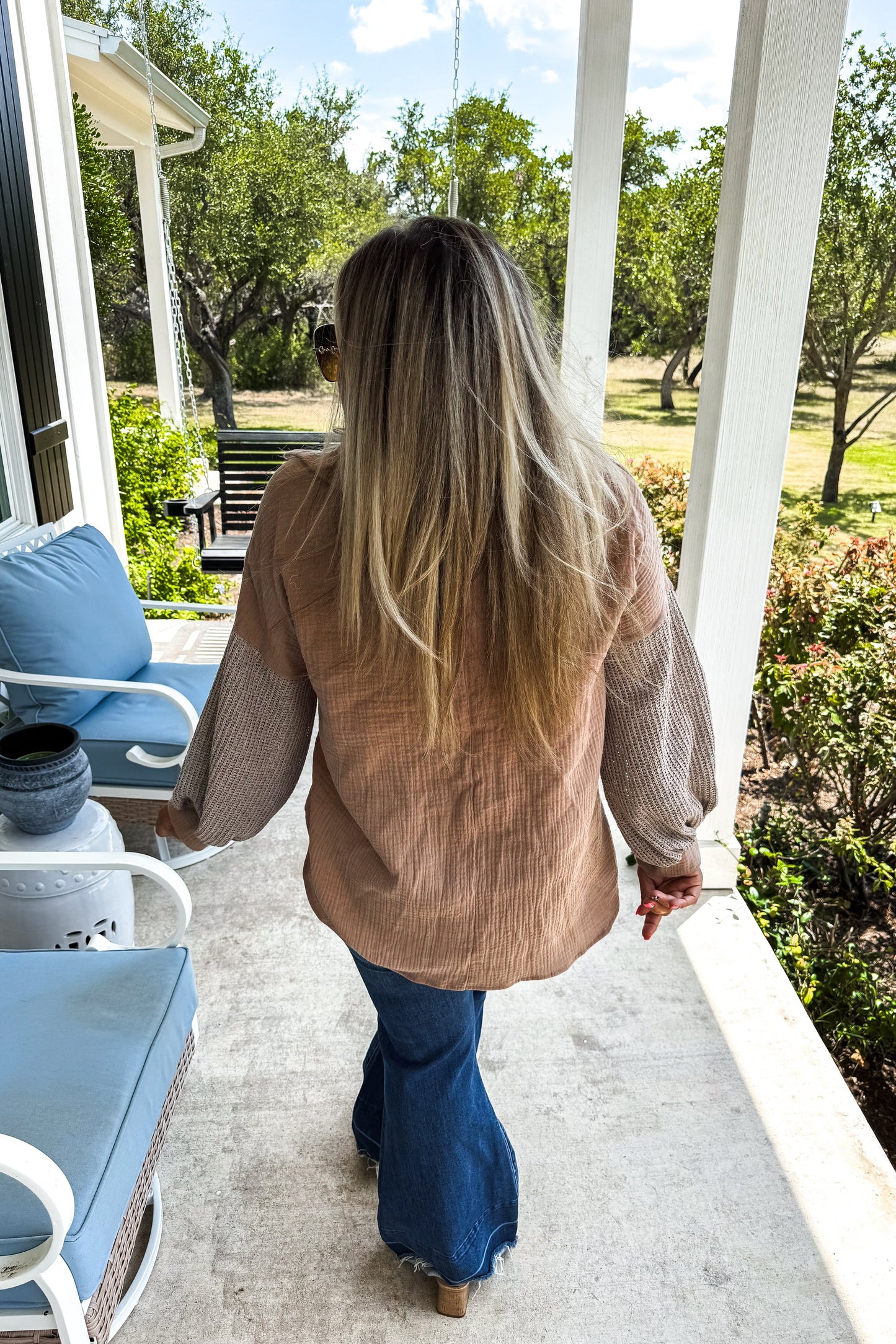 Blakely Cream Button Up